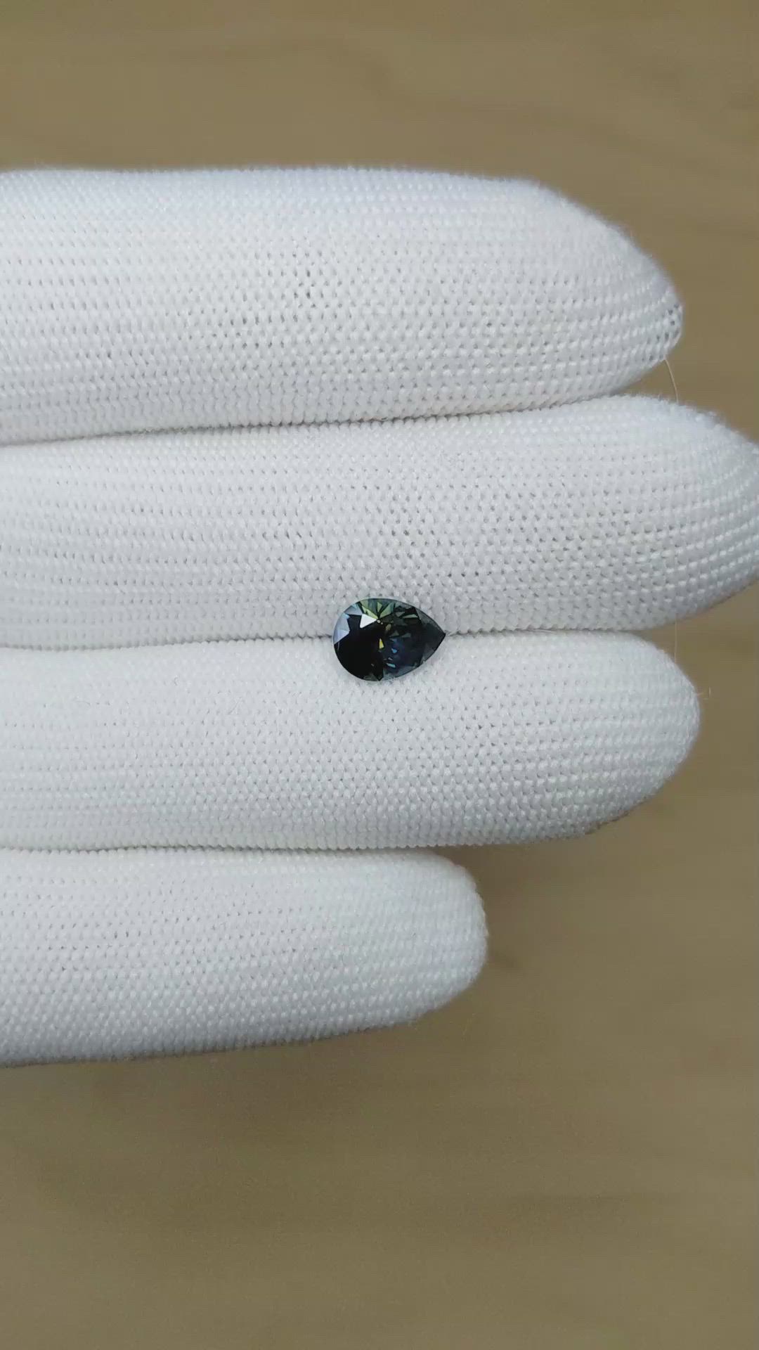1.64 Ct. Bi Color Sapphire from Montana Size Video