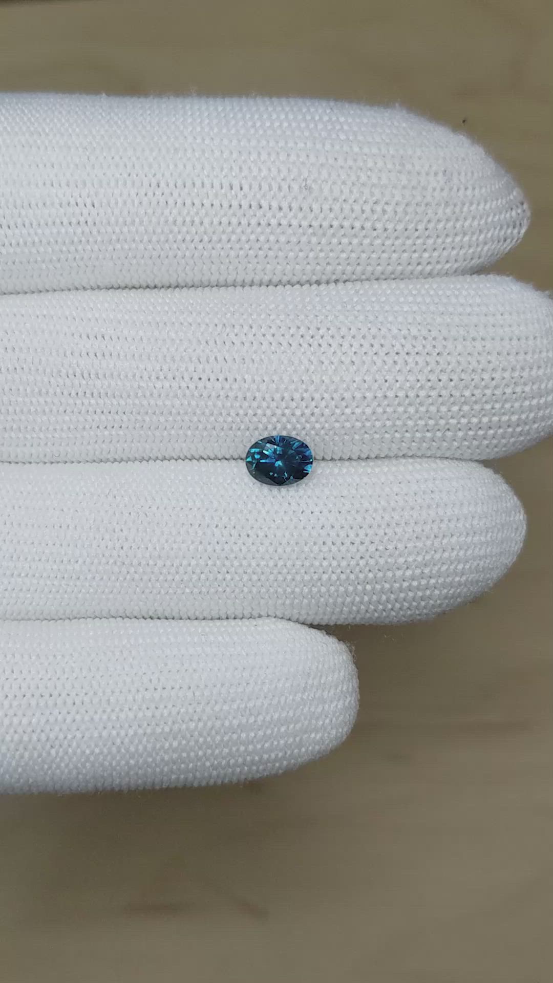 1.12 Ct. Blue Sapphire from Montana Size Video