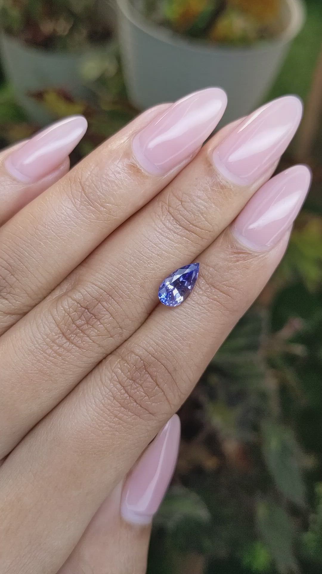 1.75 Ct. Blue Sapphire from Ceylon (Sri Lanka) Size Video