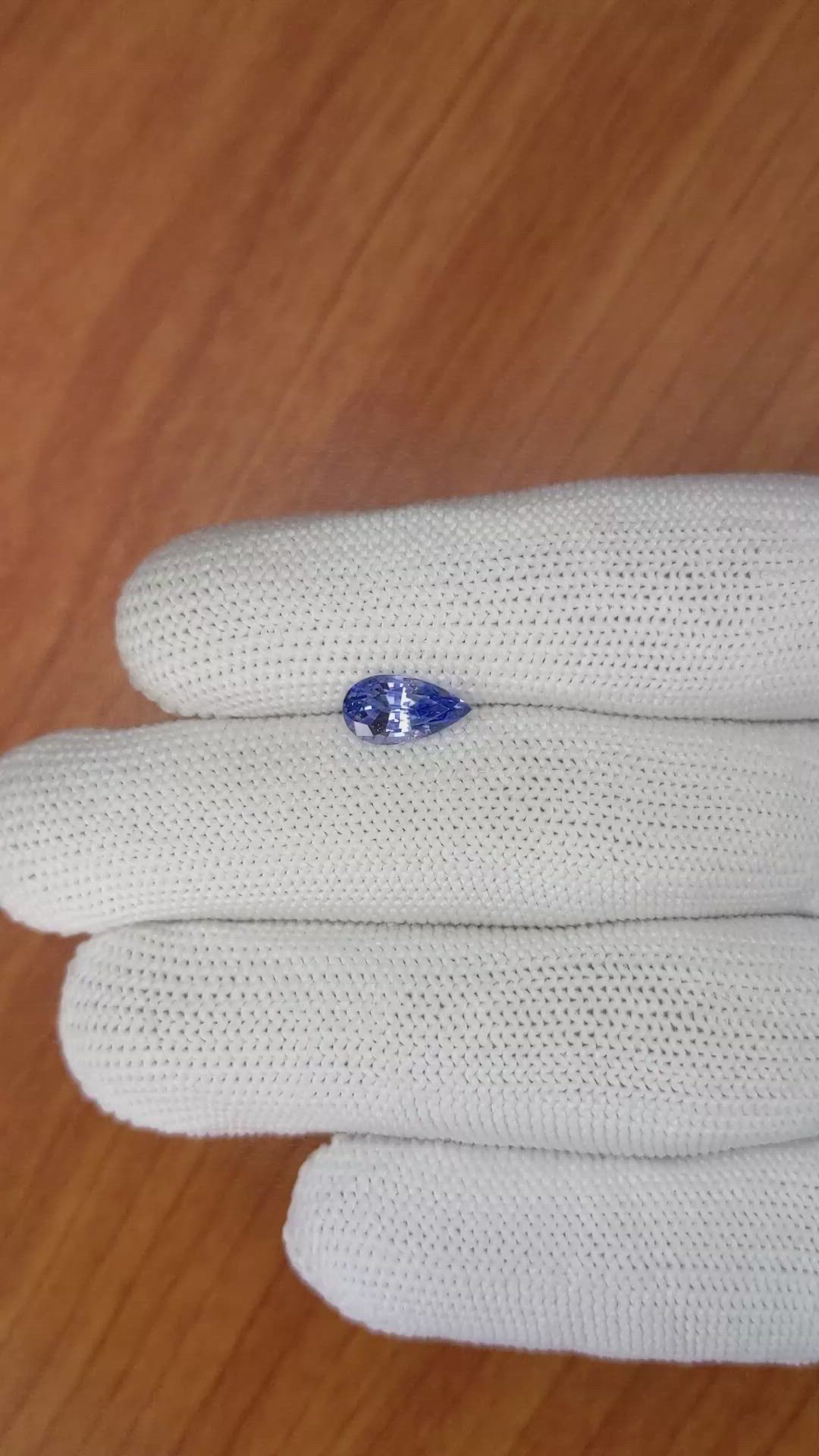 1.75 Ct. Blue Sapphire from Ceylon (Sri Lanka) Size Video
