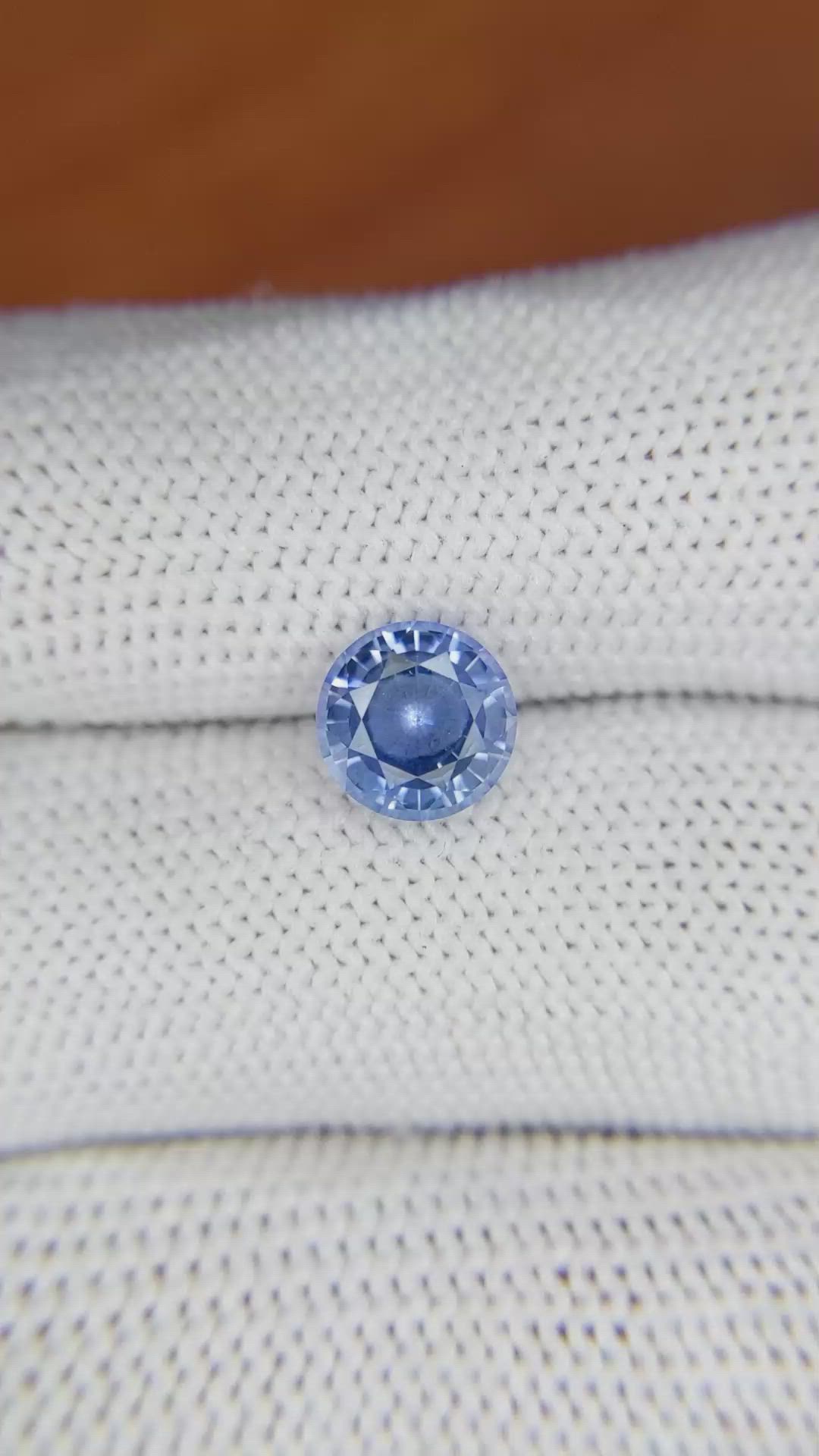 2.10 Ct. Blue Sapphire from Ceylon (Sri Lanka) Size Video