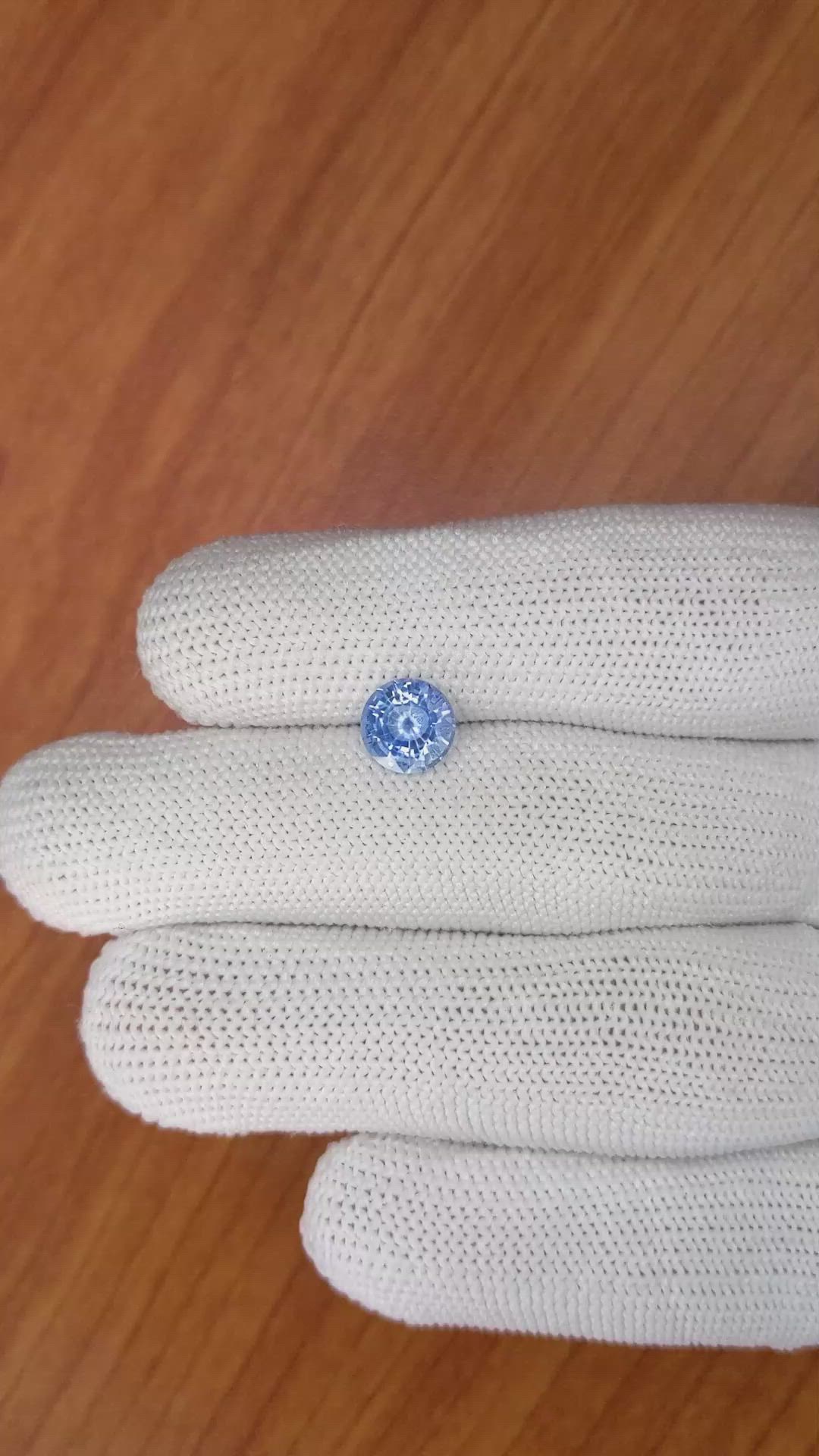2.10 Ct. Blue Sapphire from Ceylon (Sri Lanka) Size Video
