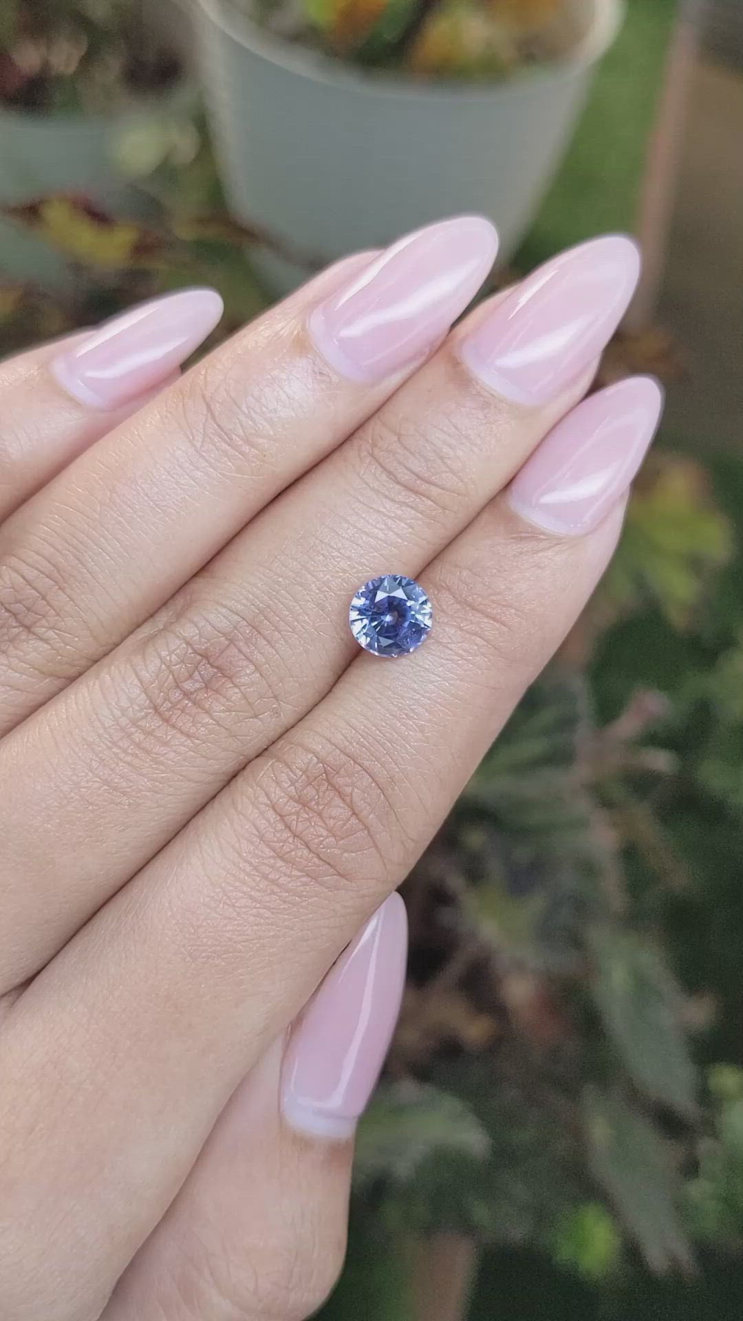 1.87 Ct. Blue Sapphire from Ceylon (Sri Lanka) Size Video