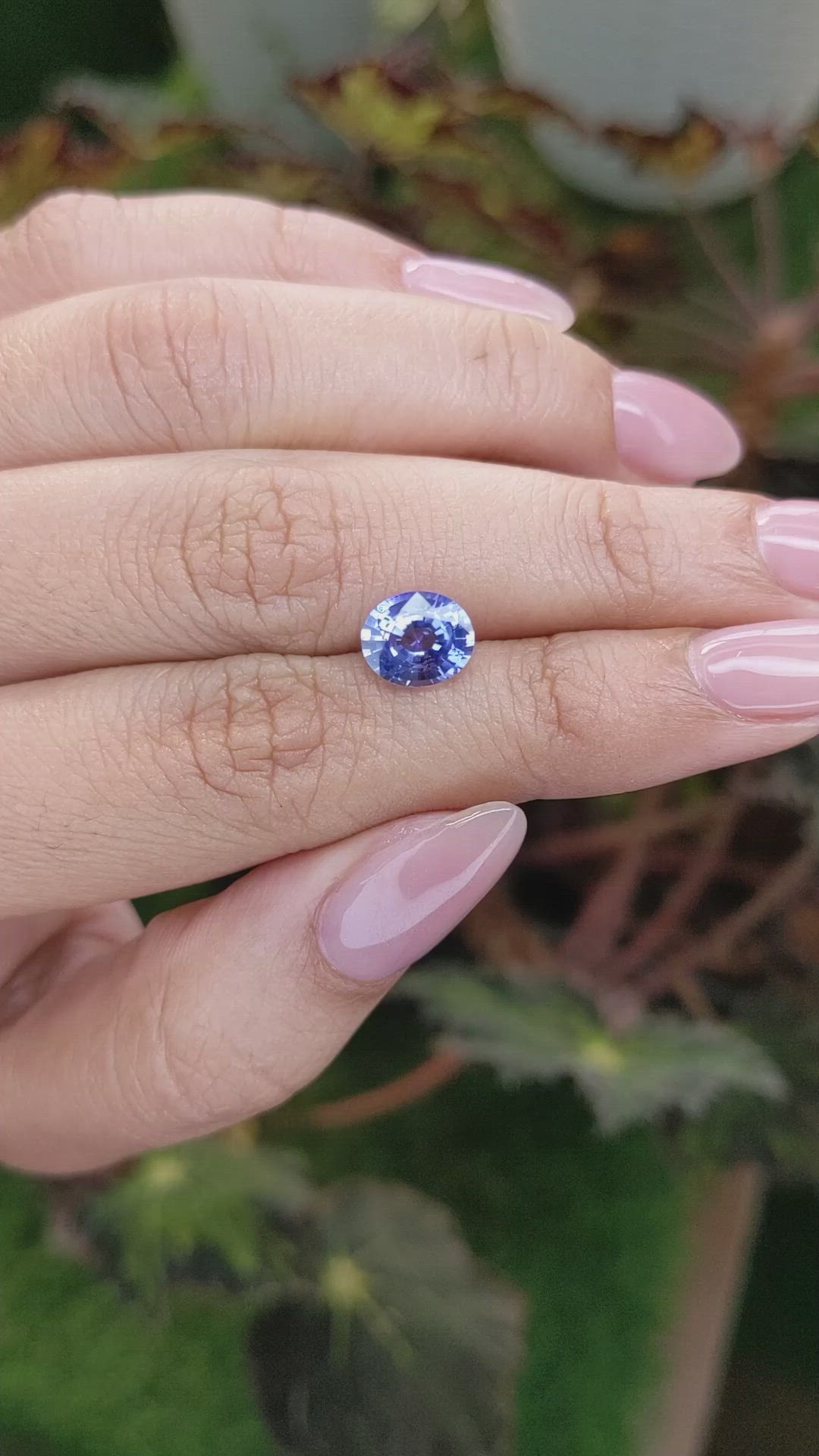 2.09 Ct. Blue Sapphire from Ceylon (Sri Lanka) Size Video