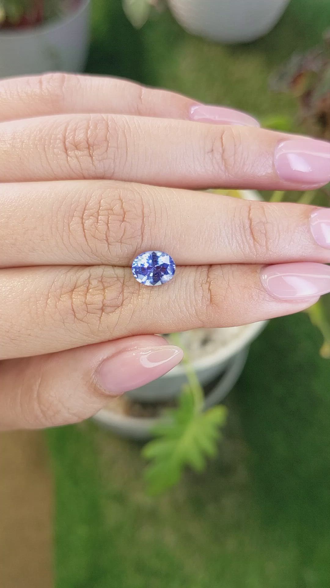 1.88 Ct. Blue Sapphire from Ceylon (Sri Lanka) Size Video