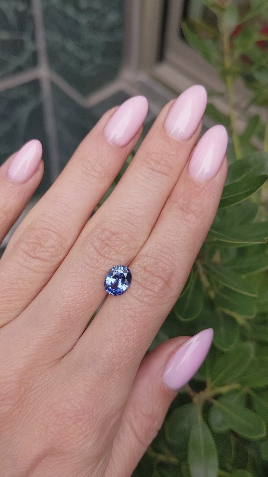 1.88 Ct. Blue Sapphire from Ceylon (Sri Lanka) Size Video