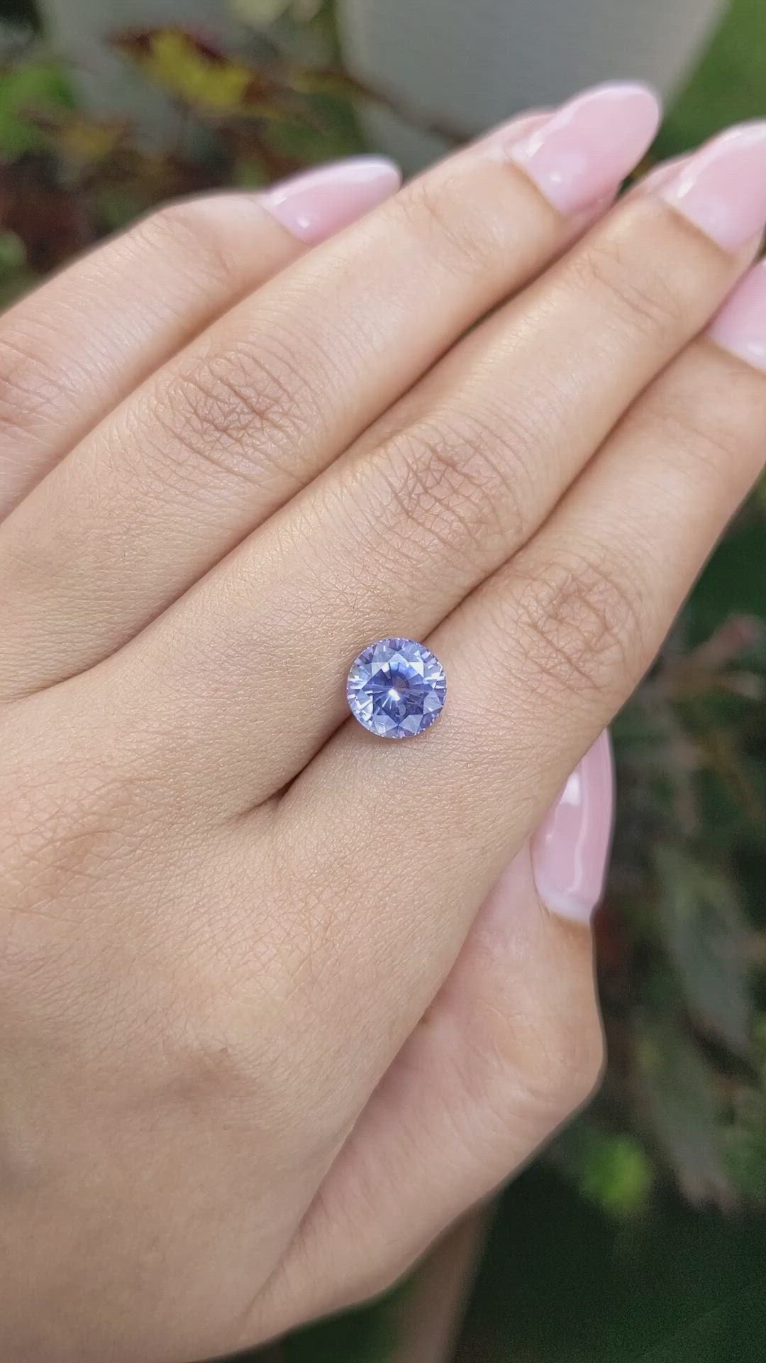 2.78 Ct. Blue Sapphire from Ceylon (Sri Lanka) Size Video