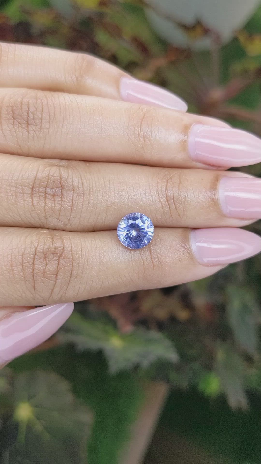 2.78 Ct. Blue Sapphire from Ceylon (Sri Lanka) Size Video
