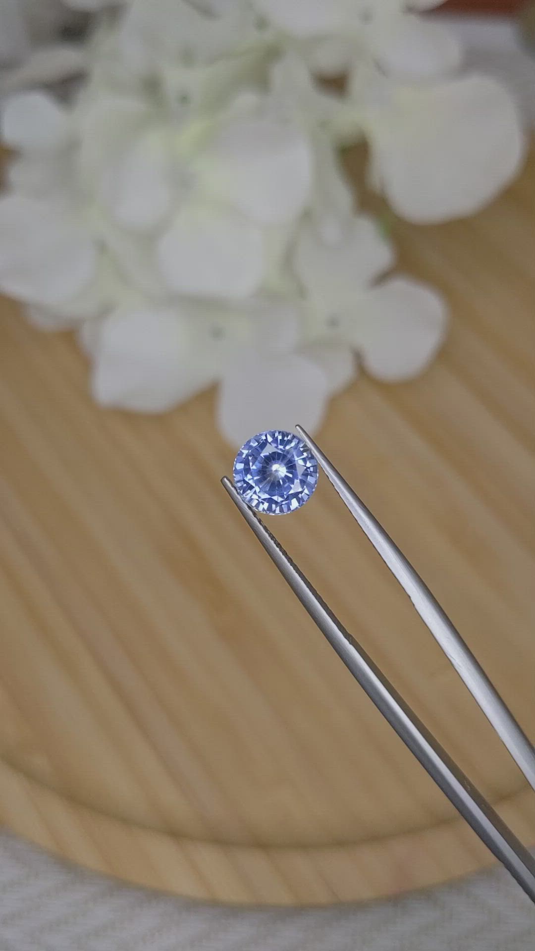 2.78 Ct. Blue Sapphire from Ceylon (Sri Lanka) Size Video