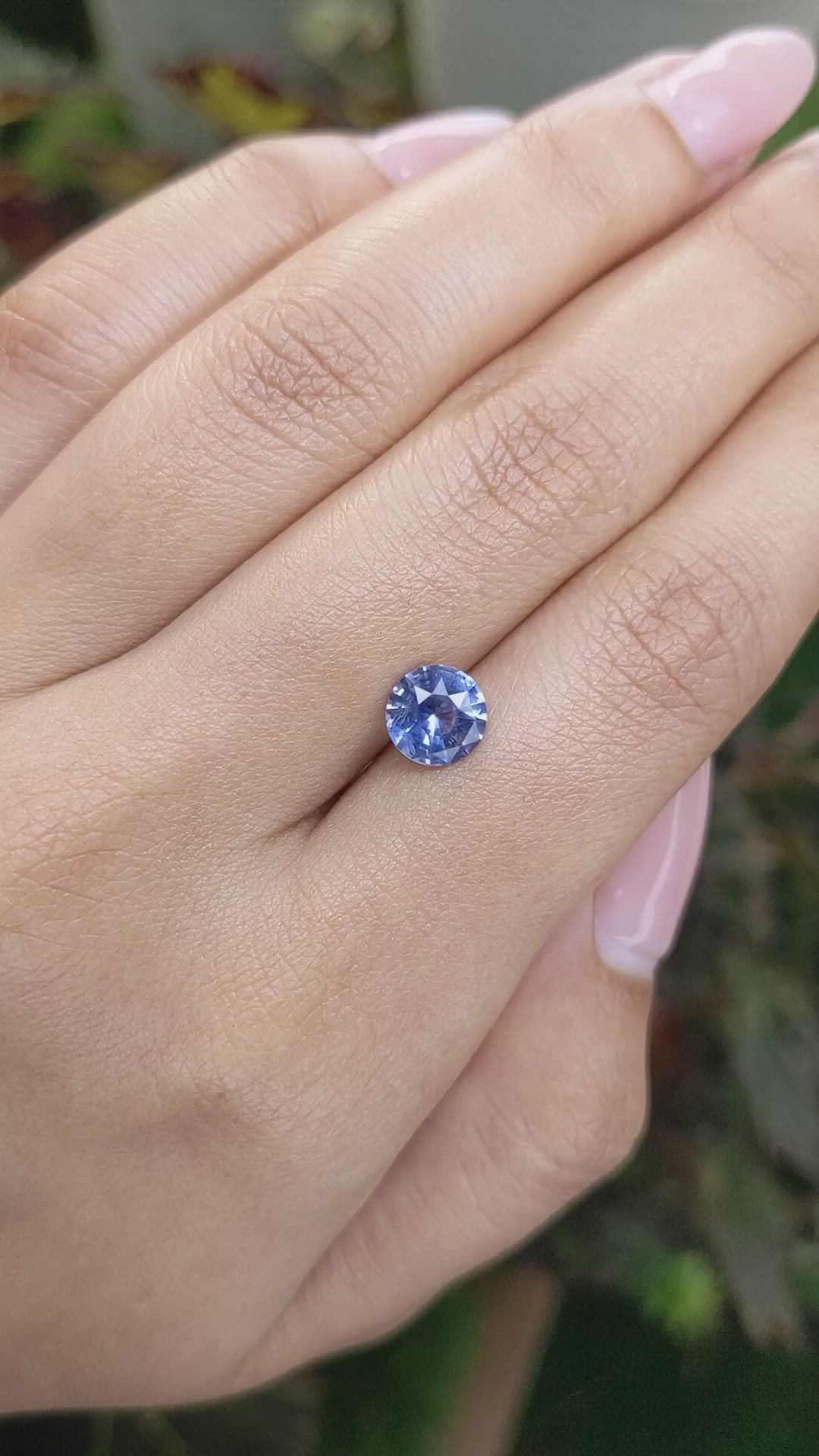 1.52 Ct. Blue Sapphire from Ceylon (Sri Lanka) Size Video