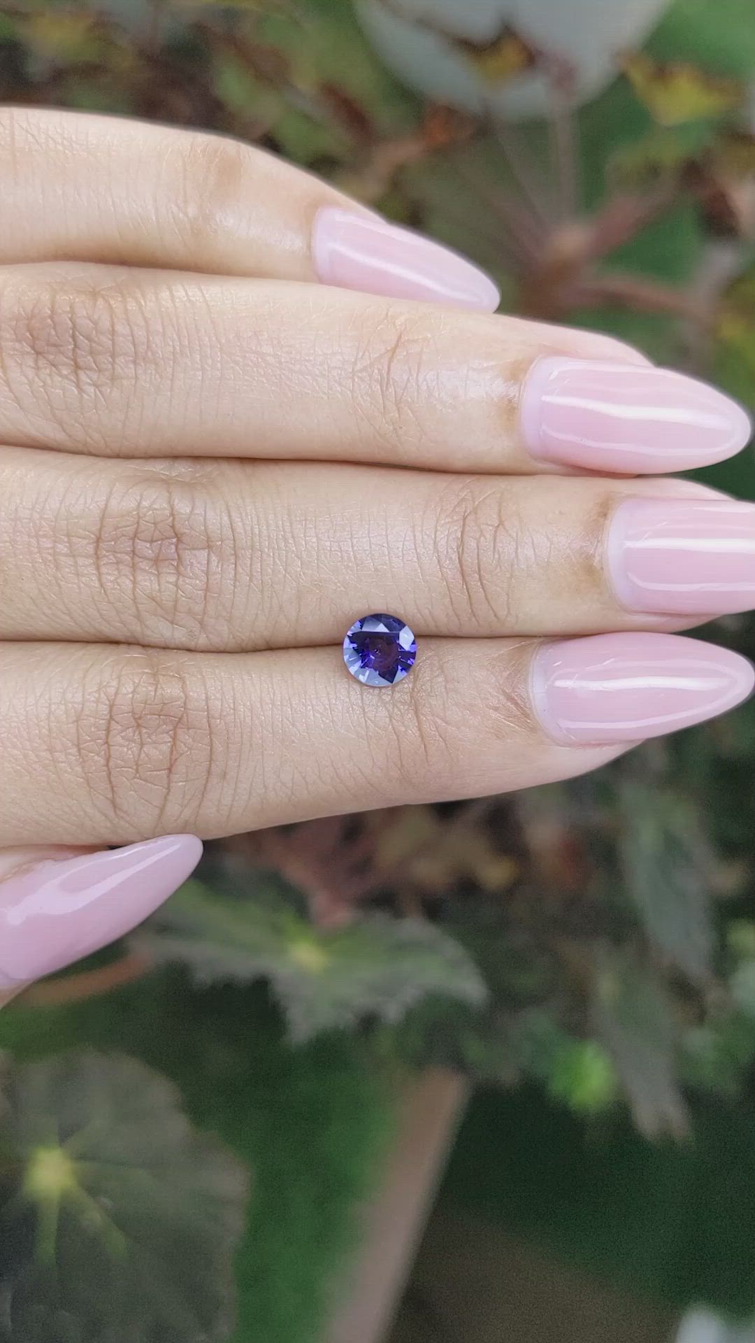 0.82 Ct. Color Change Sapphire from Ceylon (Sri Lanka) Size Video