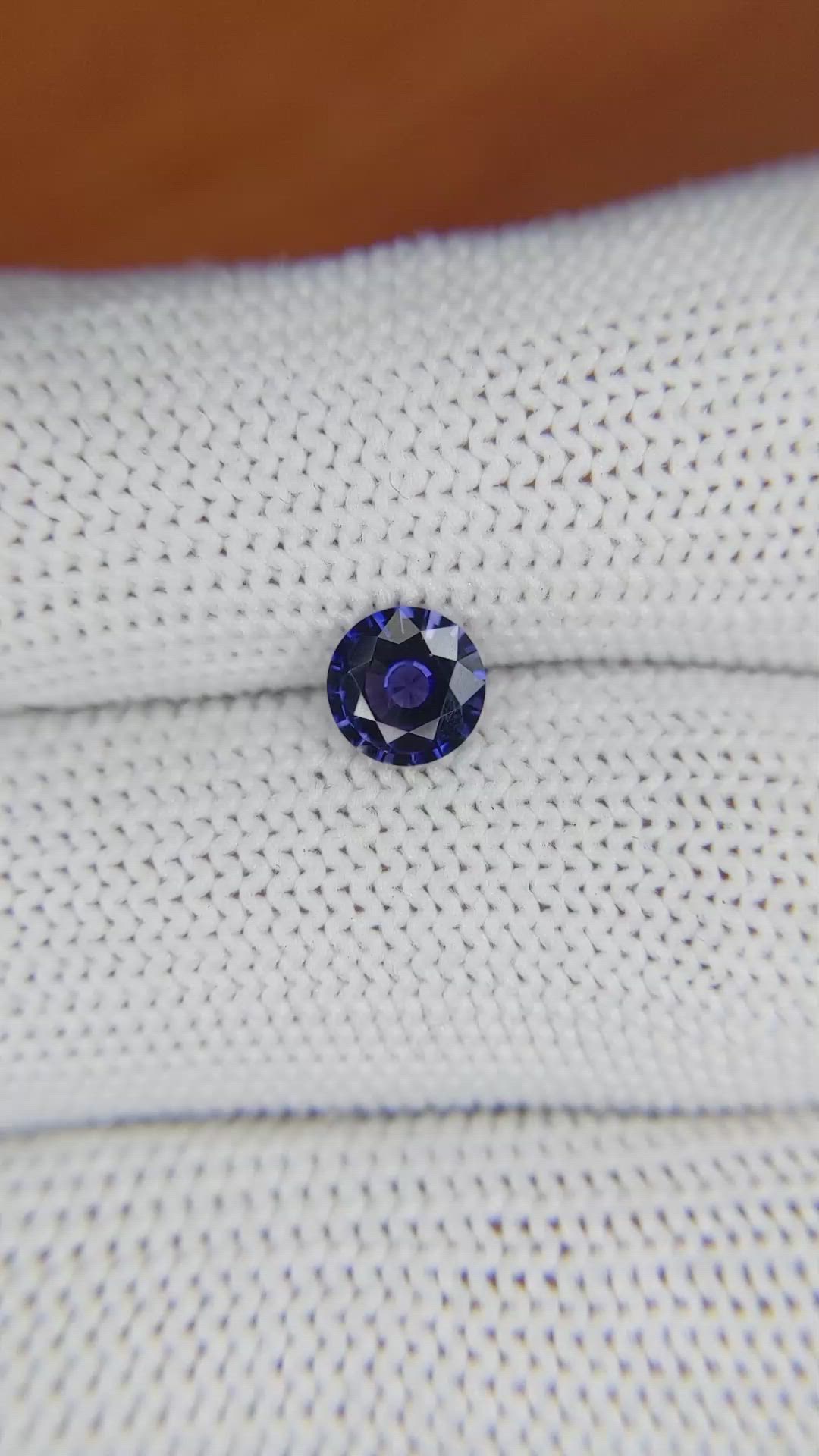 0.82 Ct. Color Change Sapphire from Ceylon (Sri Lanka) Size Video