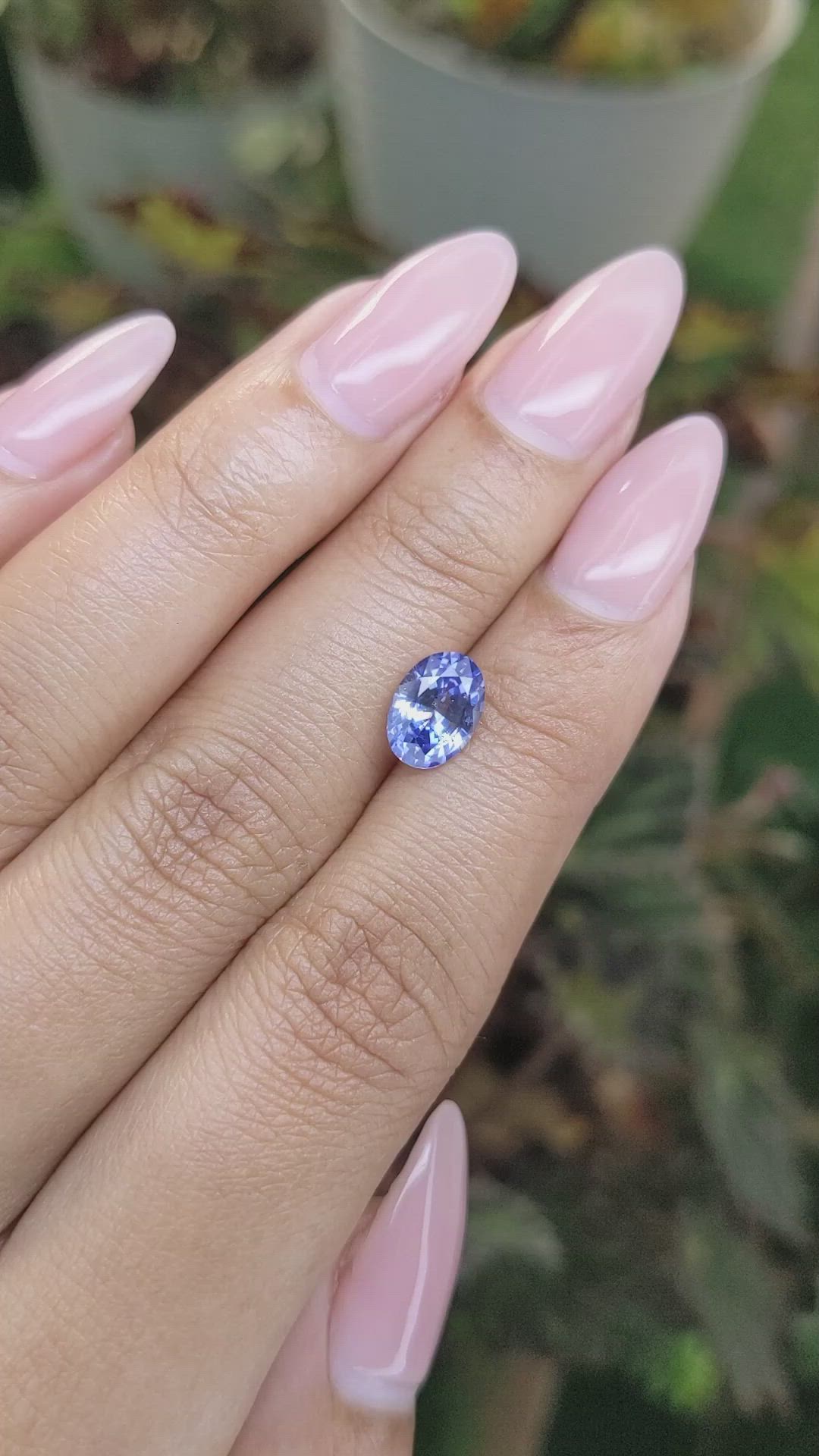 1.75 Ct. Blue Sapphire from Ceylon (Sri Lanka) Size Video