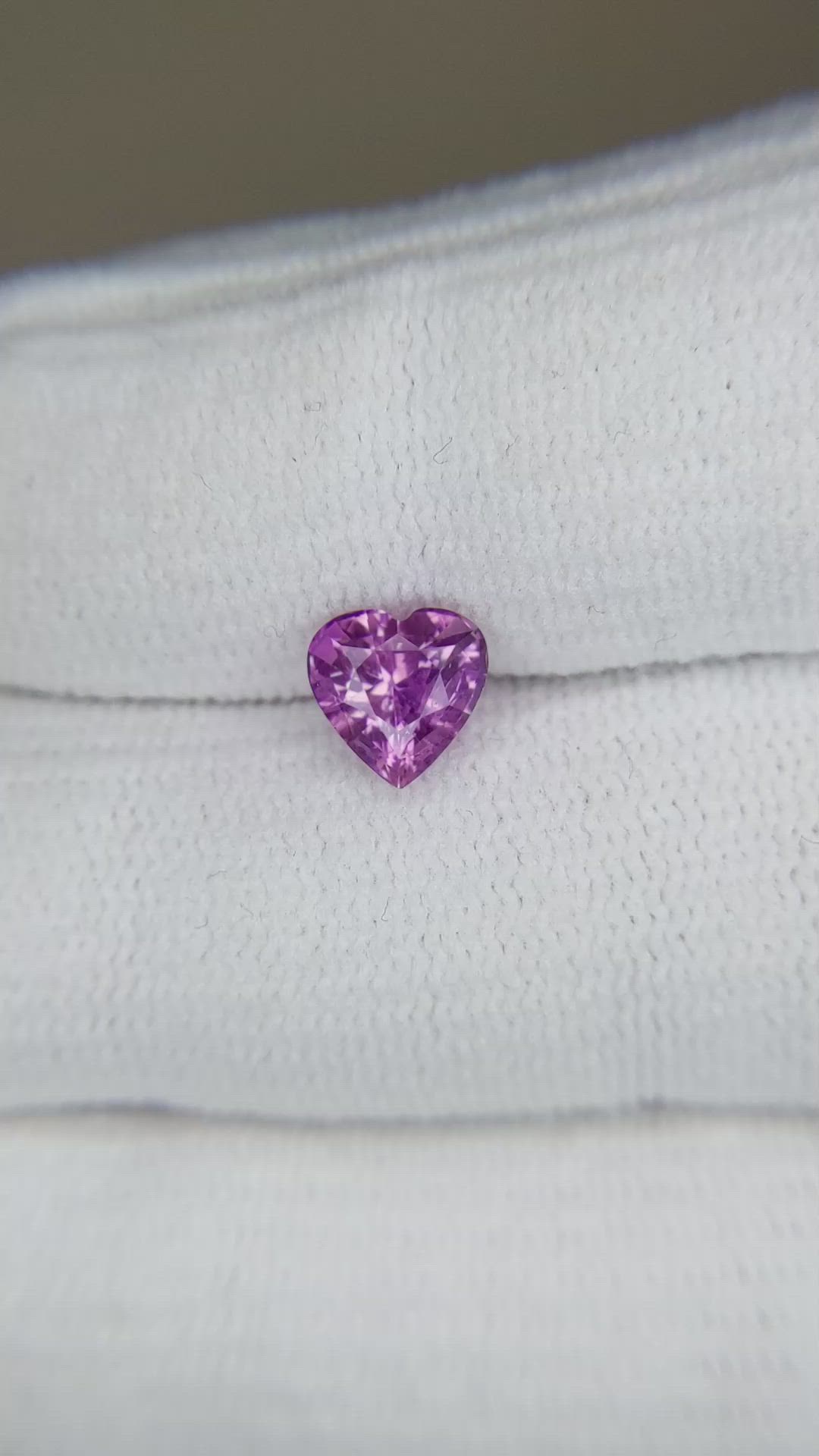 1.43 Ct. Purple Sapphire from Ceylon (Sri Lanka) Size Video