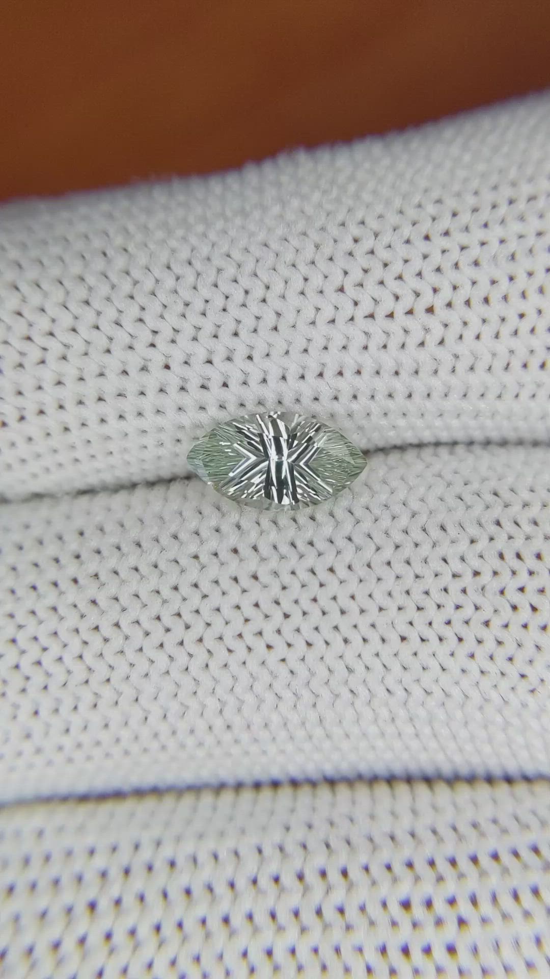 1.24 Ct. Green Sapphire from Madagascar Size Video
