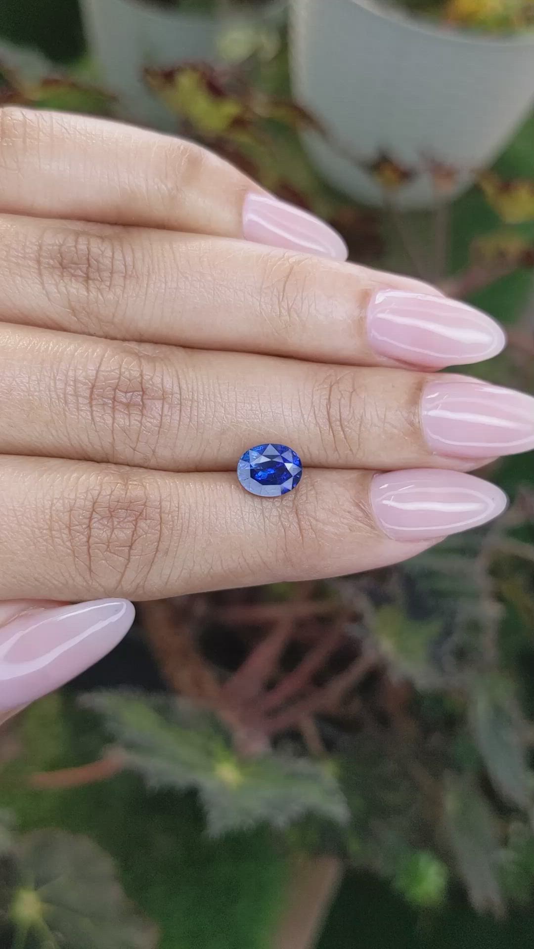 1.96 Ct. Blue Sapphire from Ceylon (Sri Lanka) Size Video
