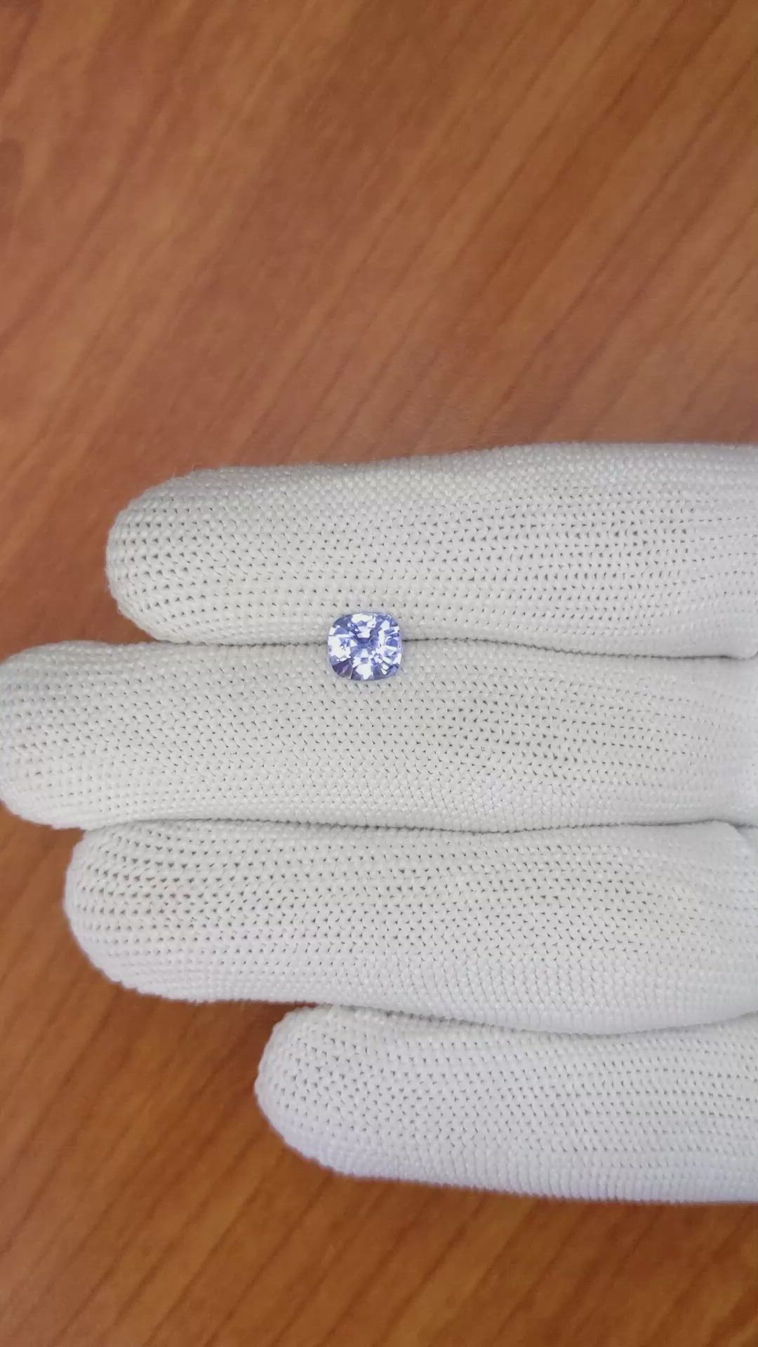 1.40 Ct. Blue Sapphire from Ceylon (Sri Lanka) Size Video