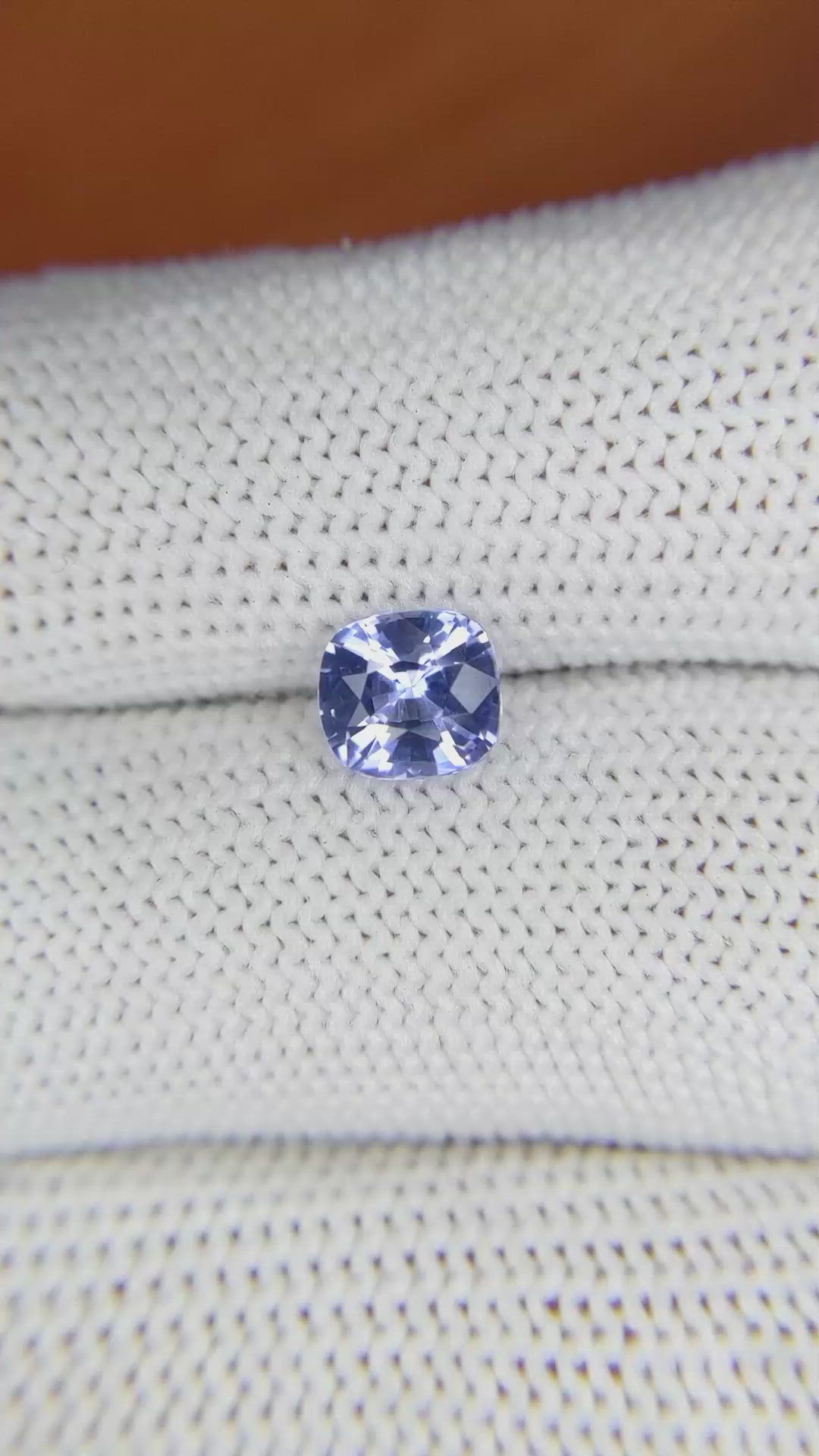 1.40 Ct. Blue Sapphire from Ceylon (Sri Lanka) Size Video