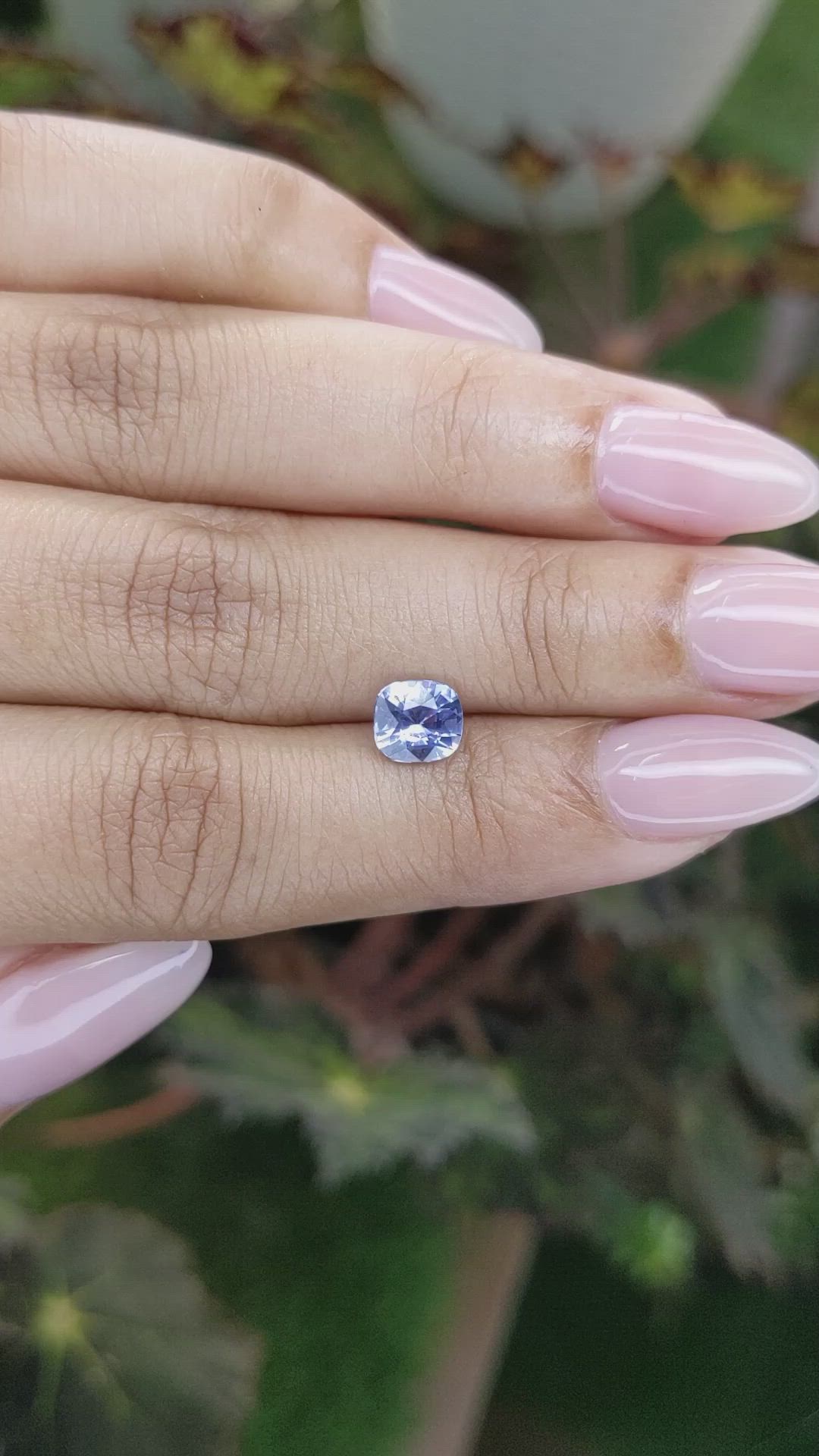 1.40 Ct. Blue Sapphire from Ceylon (Sri Lanka) Size Video