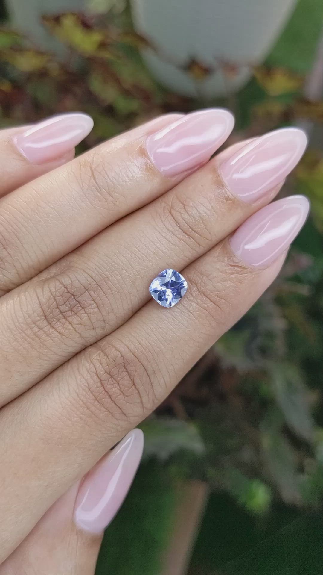 1.40 Ct. Blue Sapphire from Ceylon (Sri Lanka) Size Video