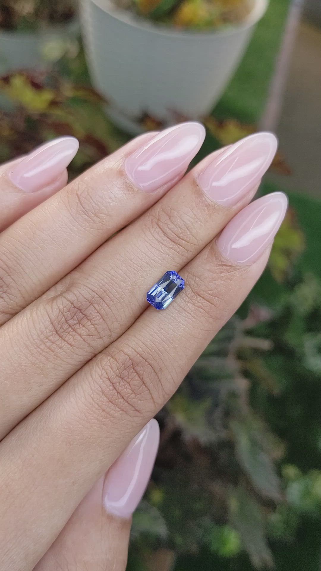 1.50 Ct. Blue Sapphire from Ceylon (Sri Lanka) Size Video