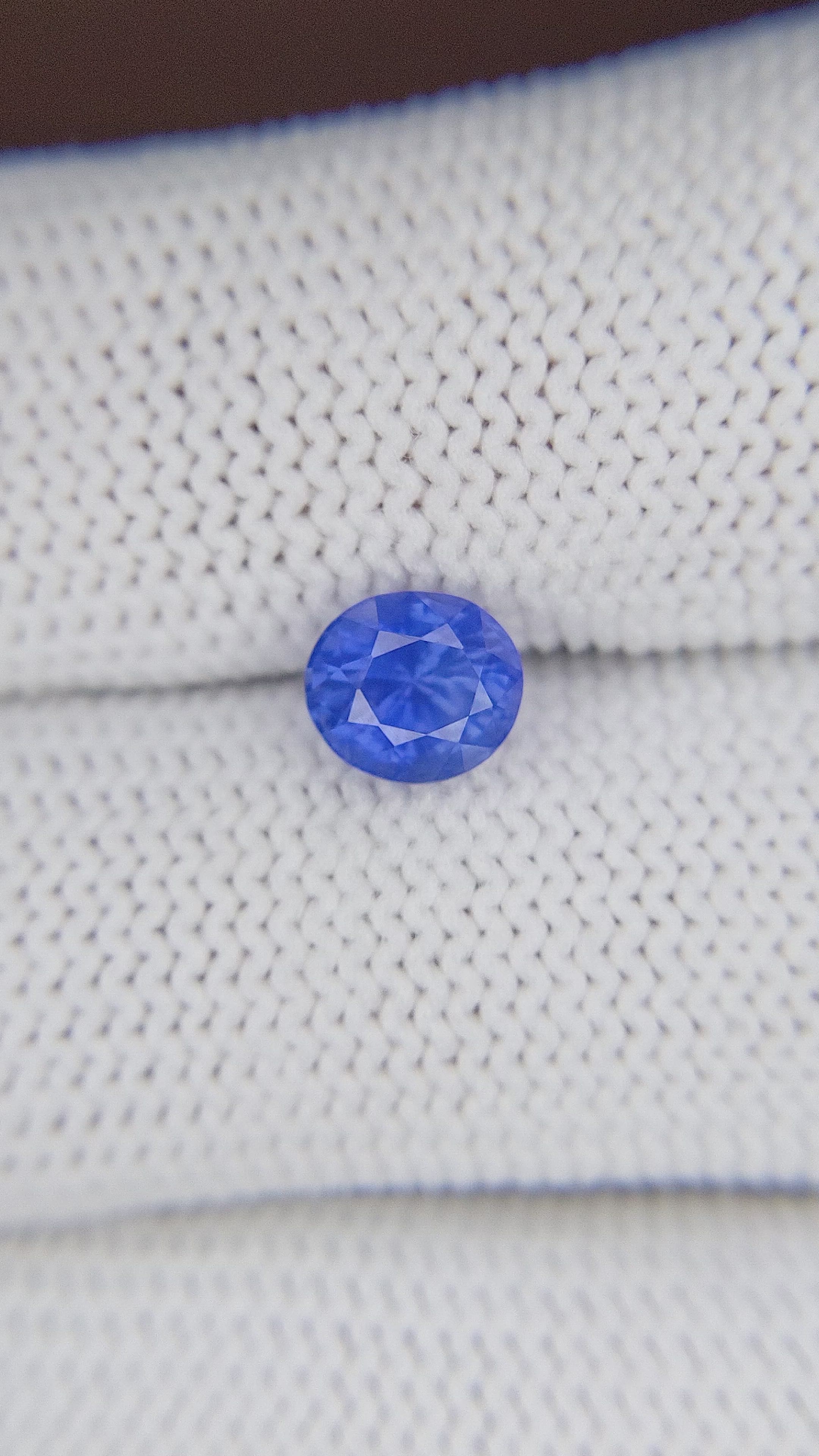 1.48 Ct. Blue Sapphire from Tanzania Size Video