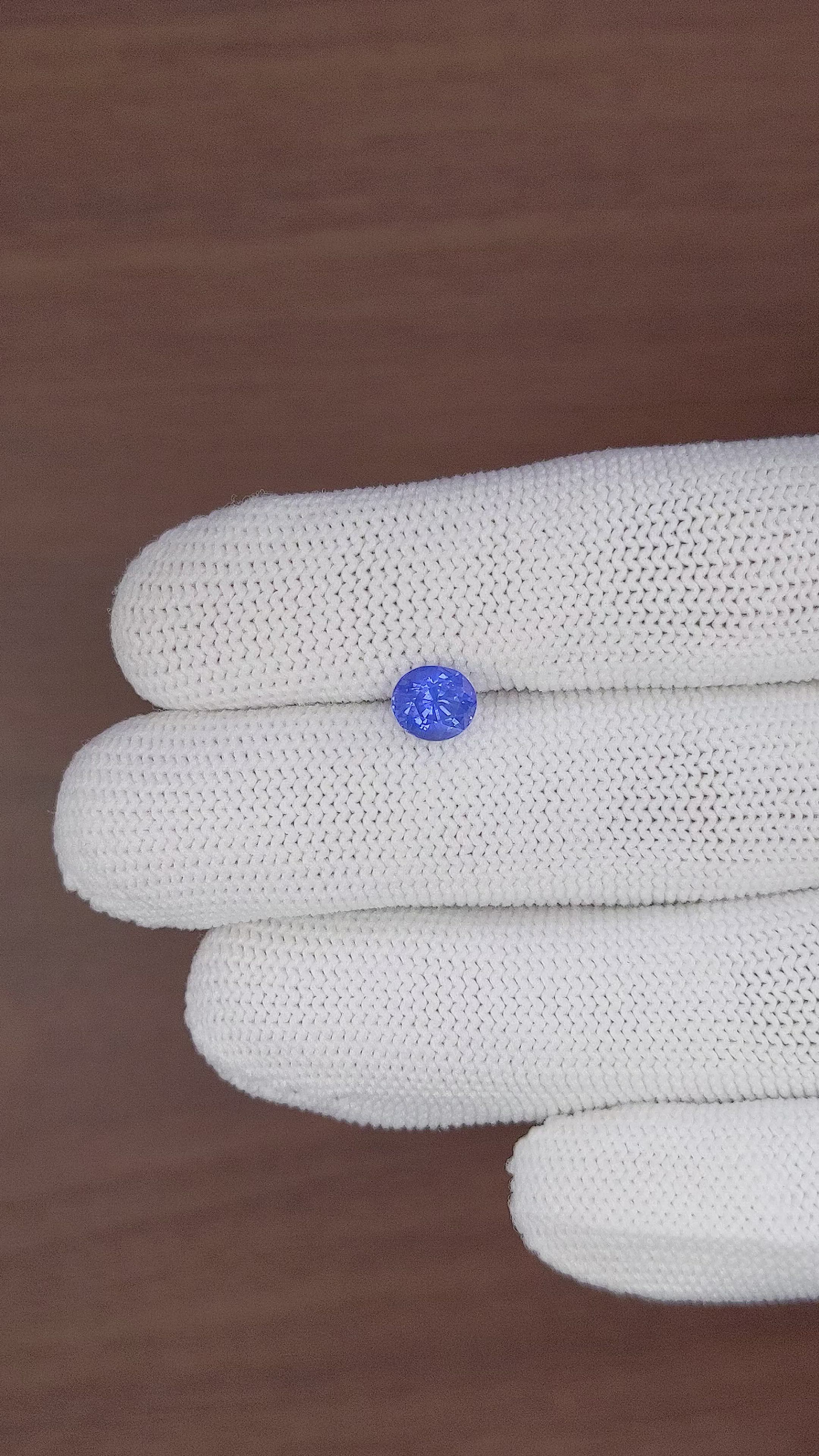 1.48 Ct. Blue Sapphire from Tanzania Size Video