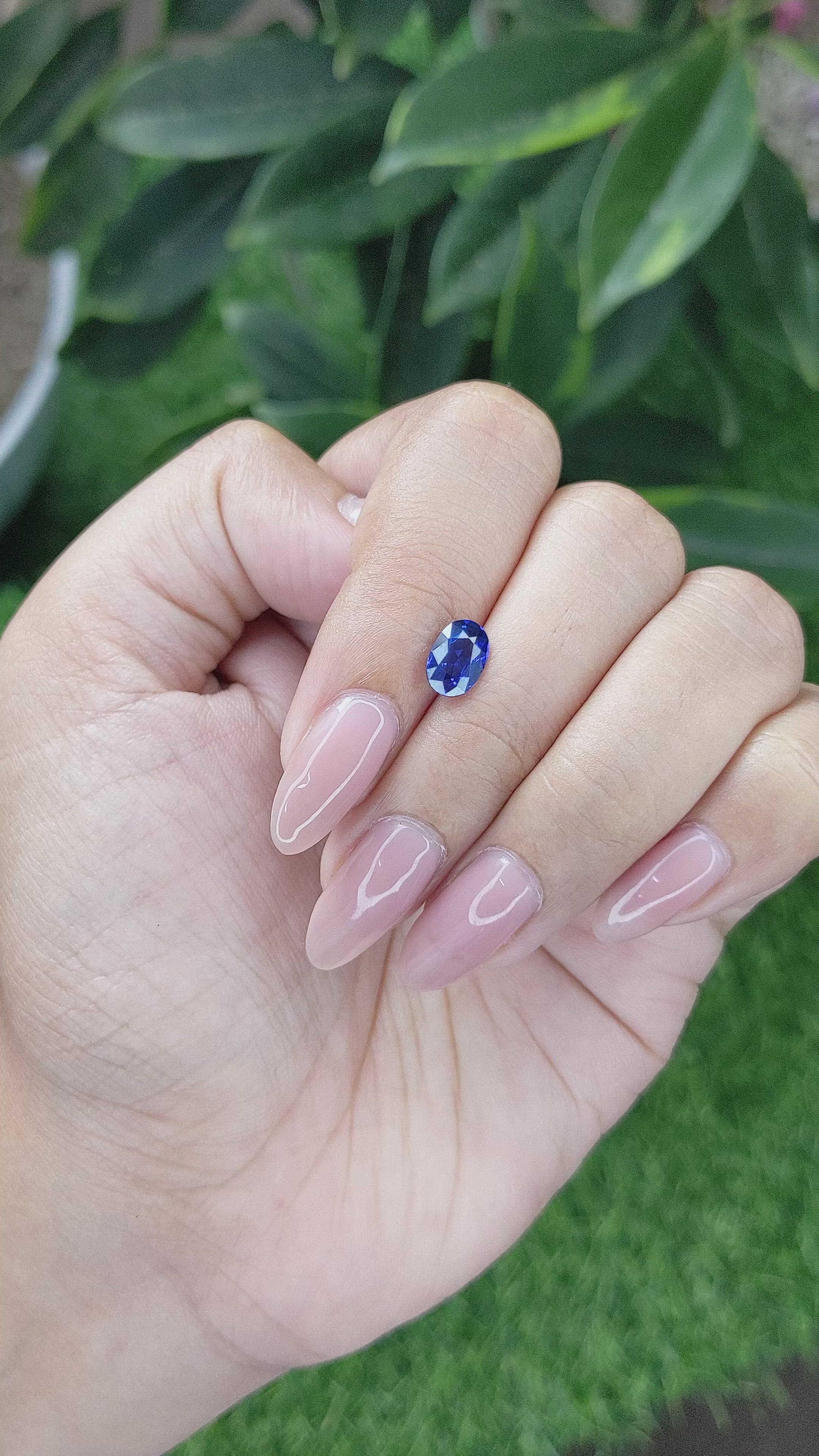 1.26 Ct. Color Change Sapphire from Tanzania Size Video