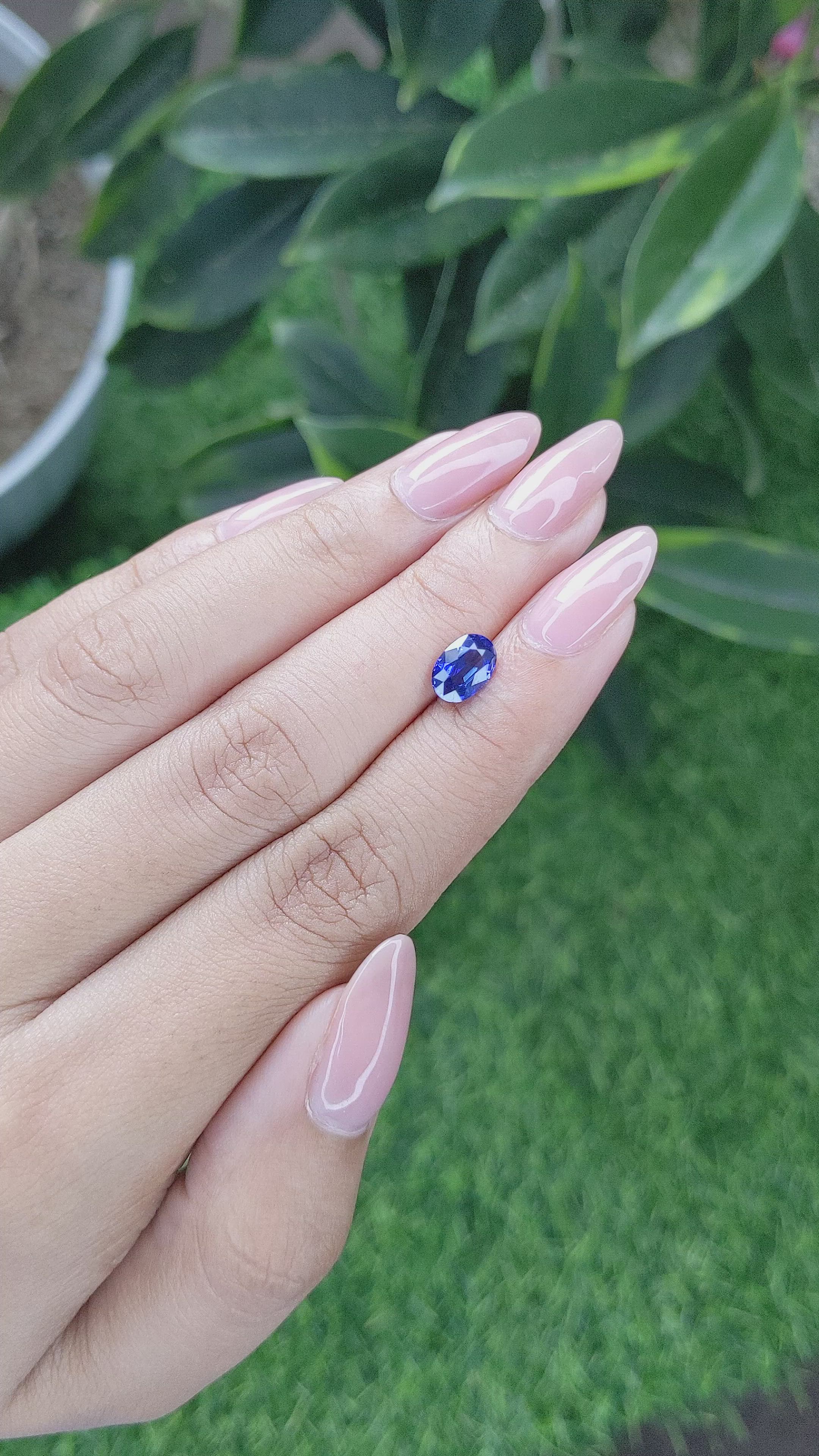 1.26 Ct. Color Change Sapphire from Tanzania Size Video