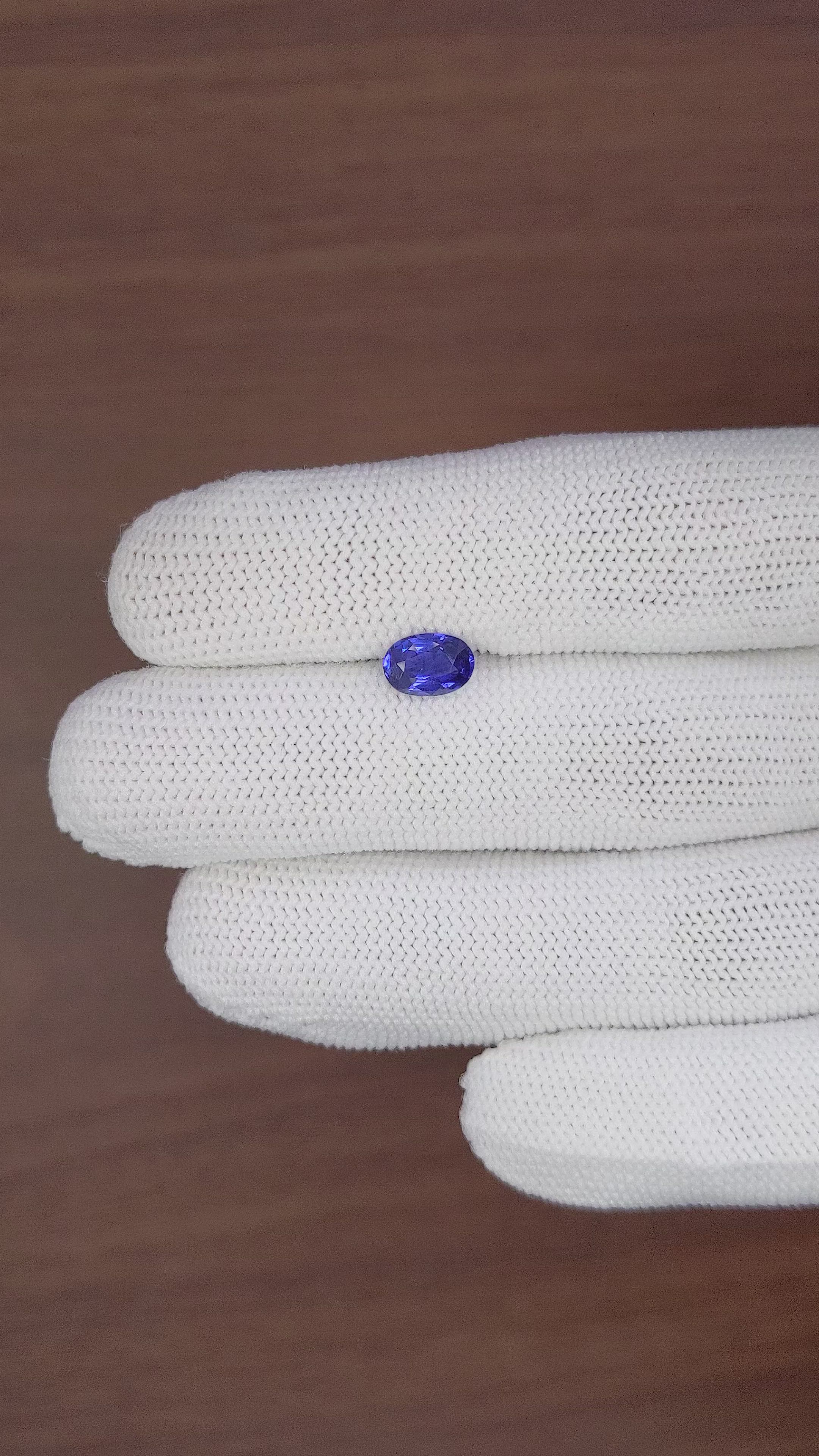 1.26 Ct. Color Change Sapphire from Tanzania Size Video
