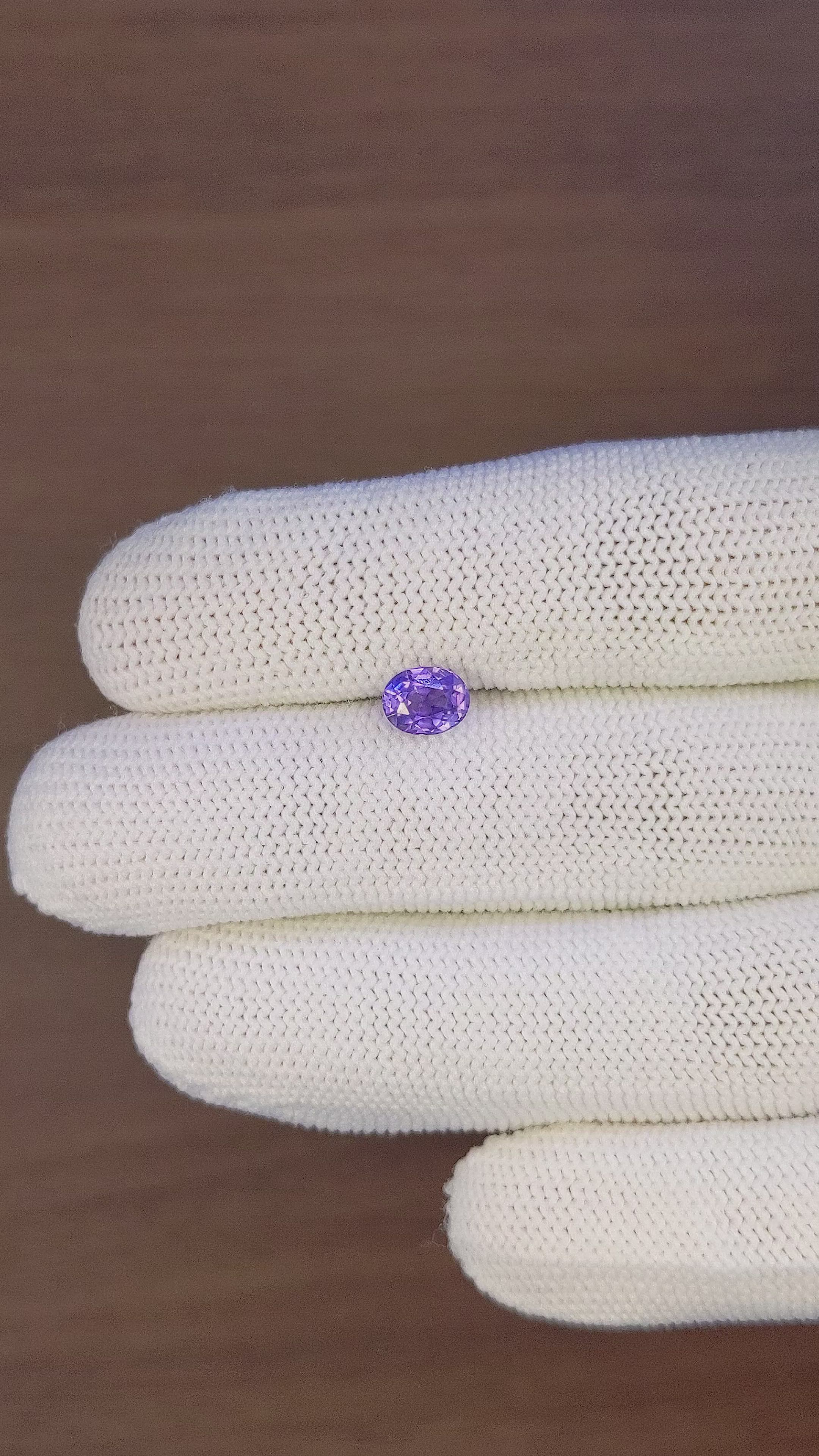 1.21 Ct. Color Change Sapphire from Tanzania Size Video