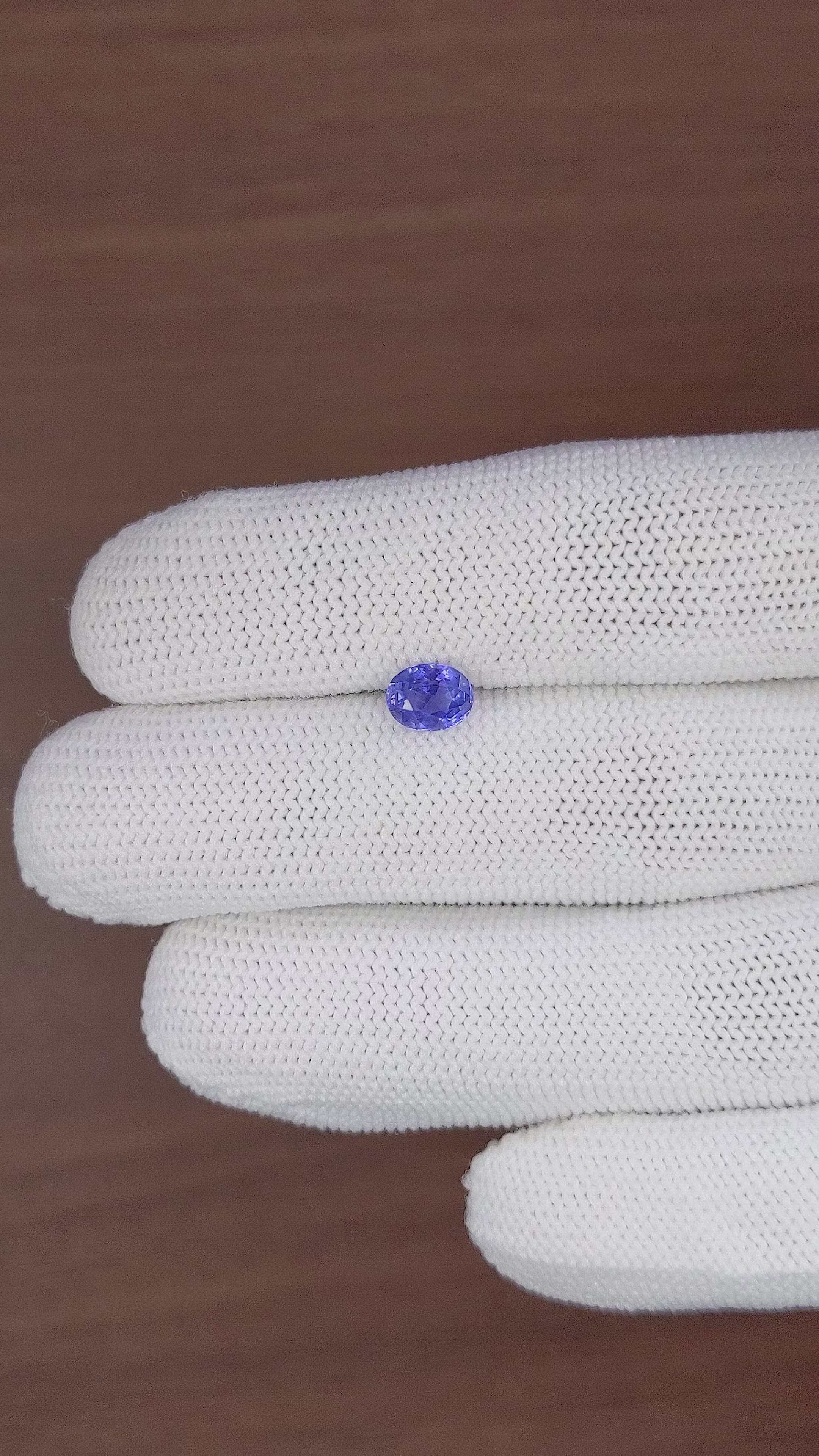 1.21 Ct. Color Change Sapphire from Tanzania Size Video