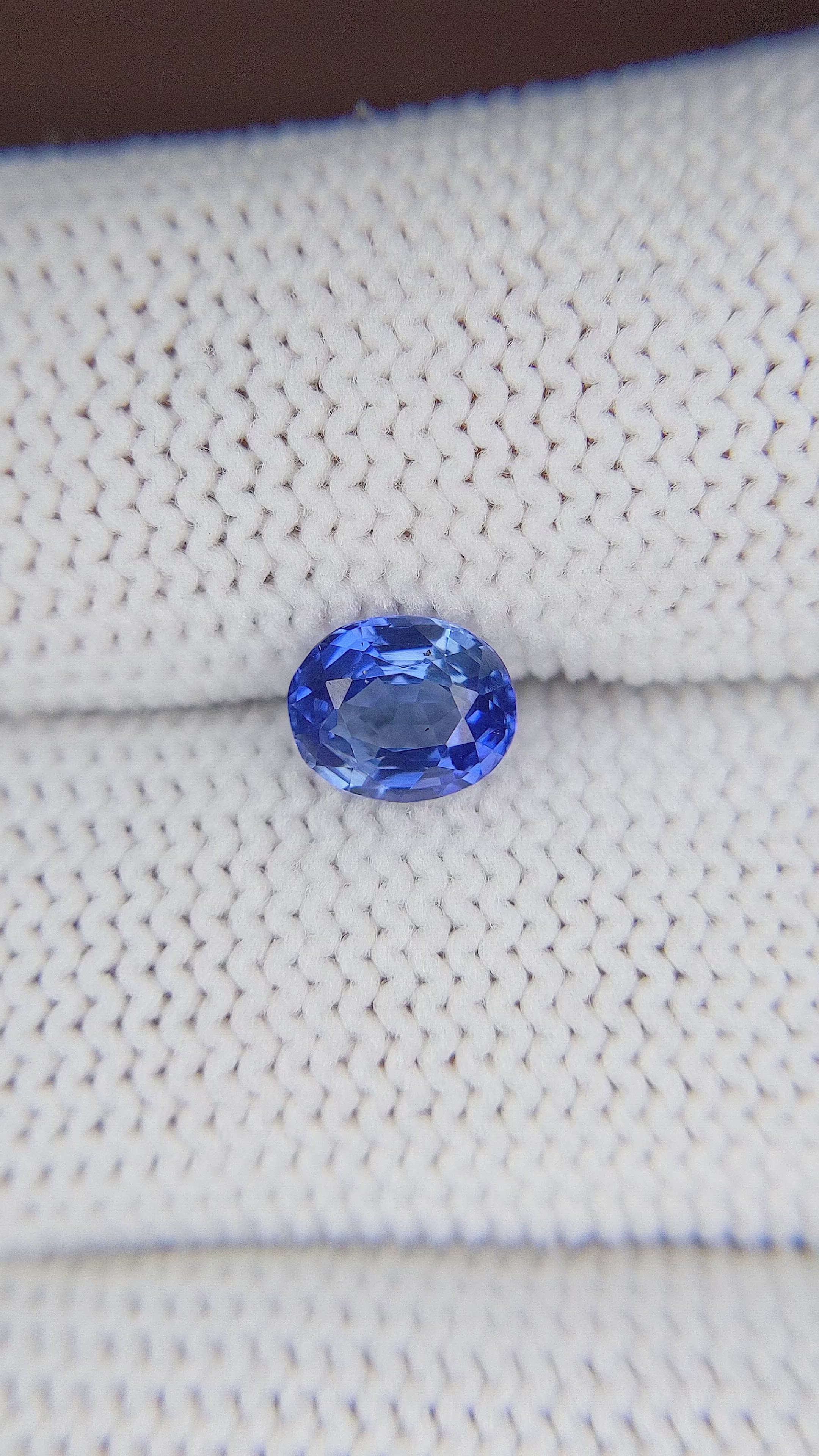 1.10 Ct. Blue Sapphire from Tanzania Size Video