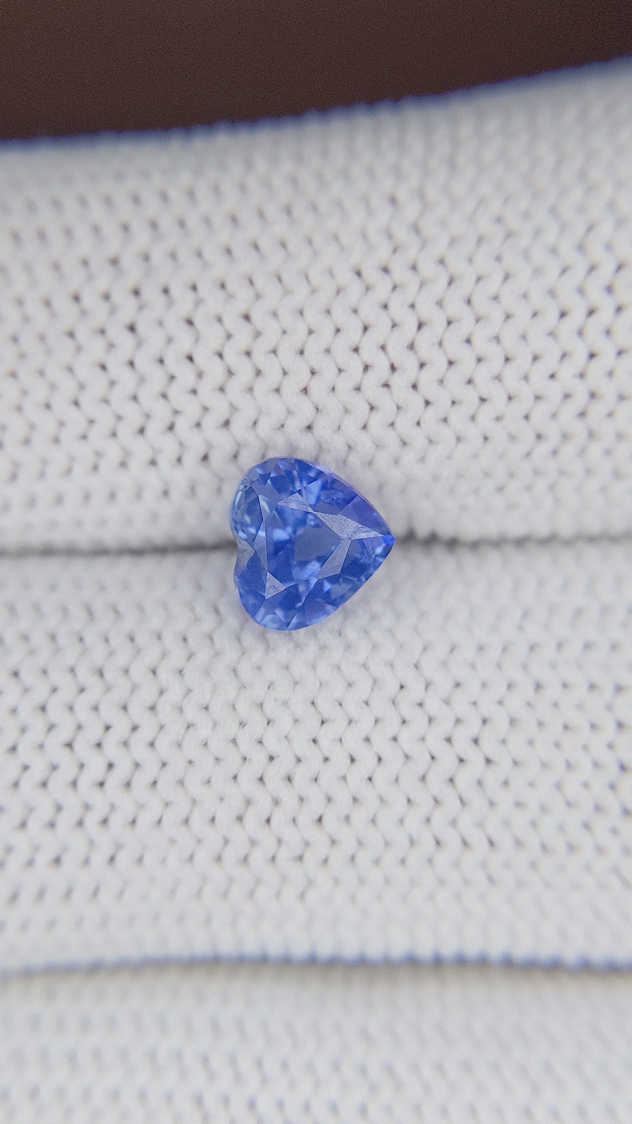 1.63 Ct. Blue Sapphire from Tanzania Size Video