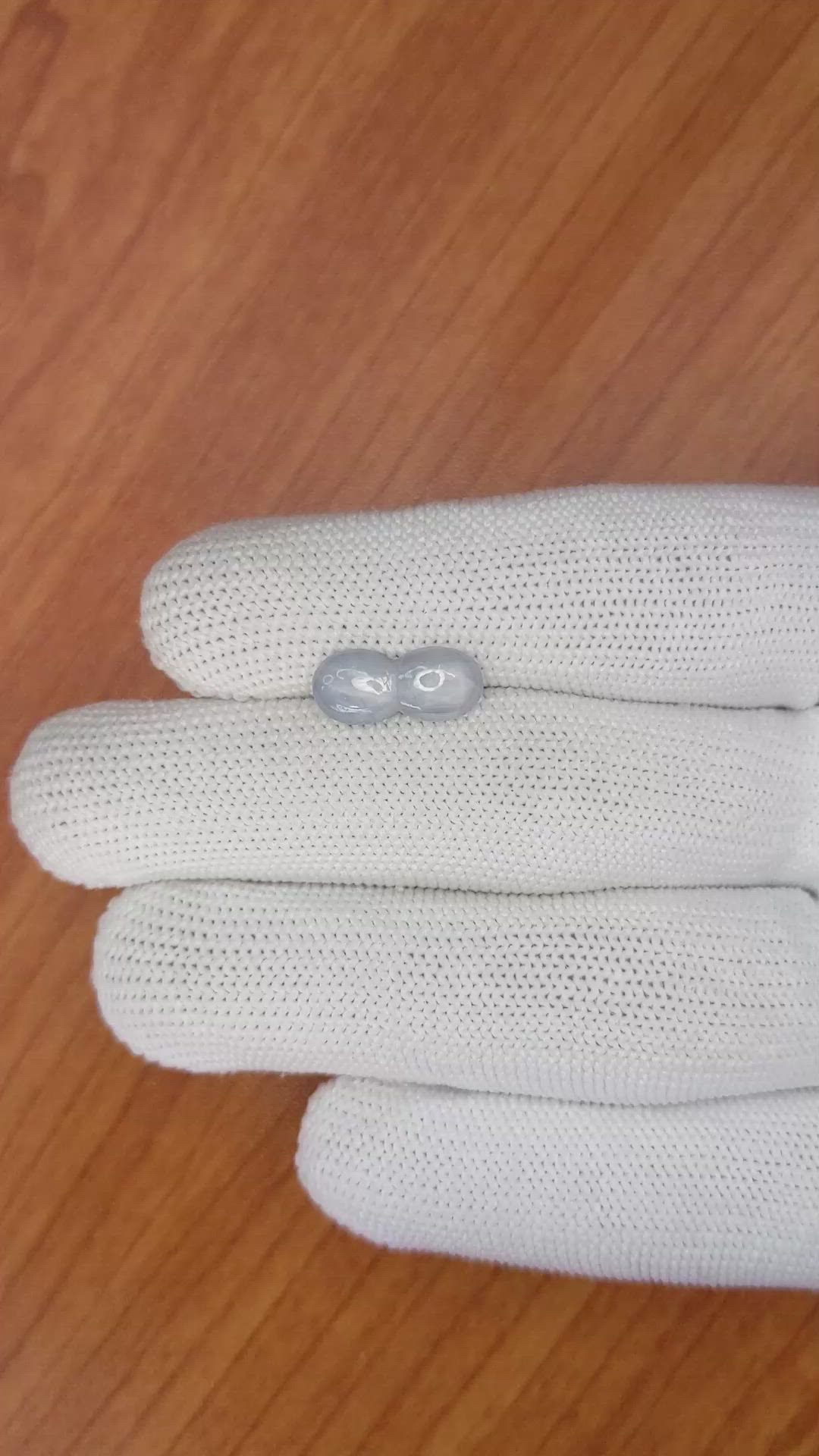 4.26 Ct. Greyish Blue Star Sapphire from Ceylon (Sri Lanka) Size Video