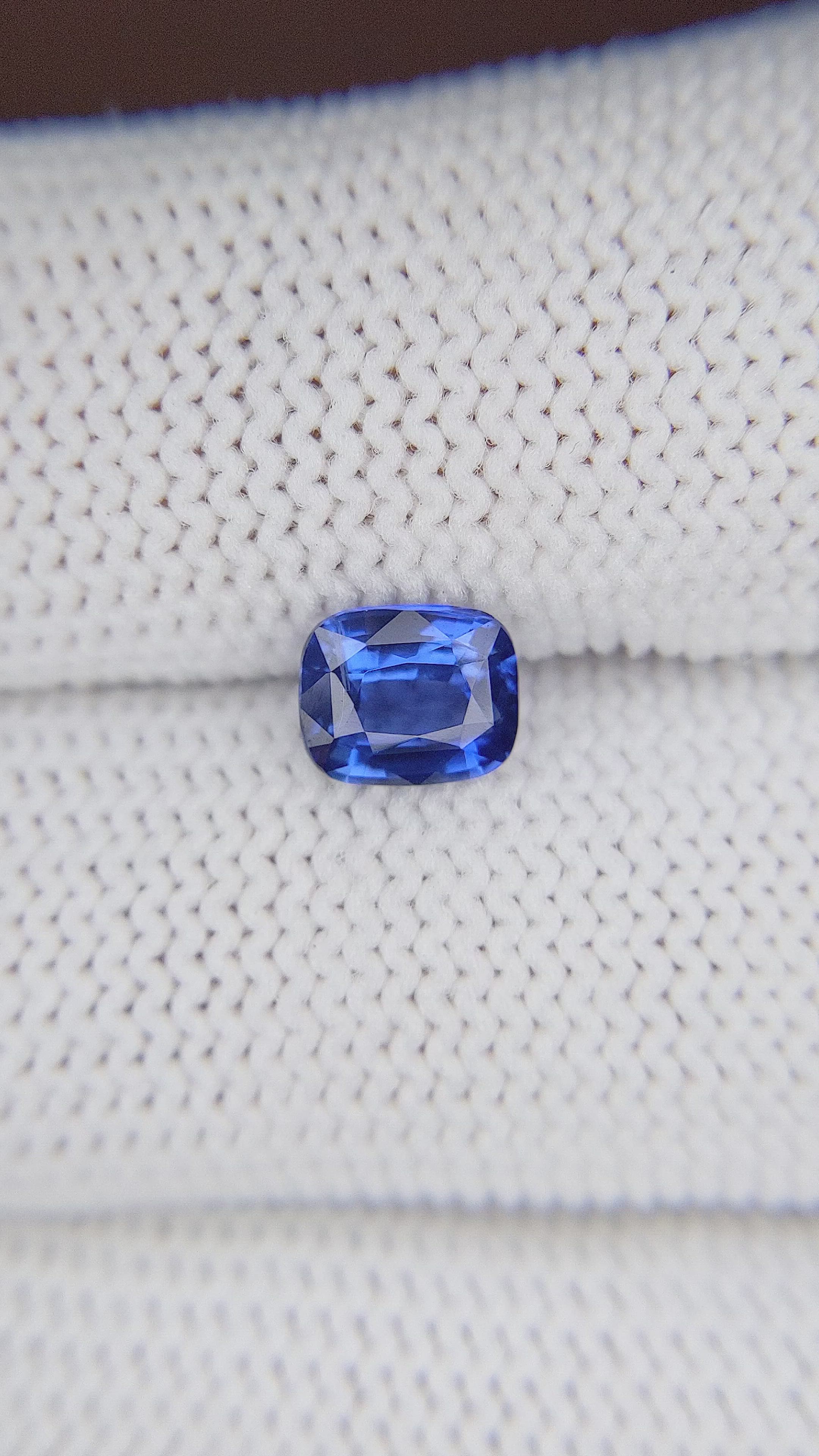 1.27 Ct. Blue Sapphire from Tanzania Size Video