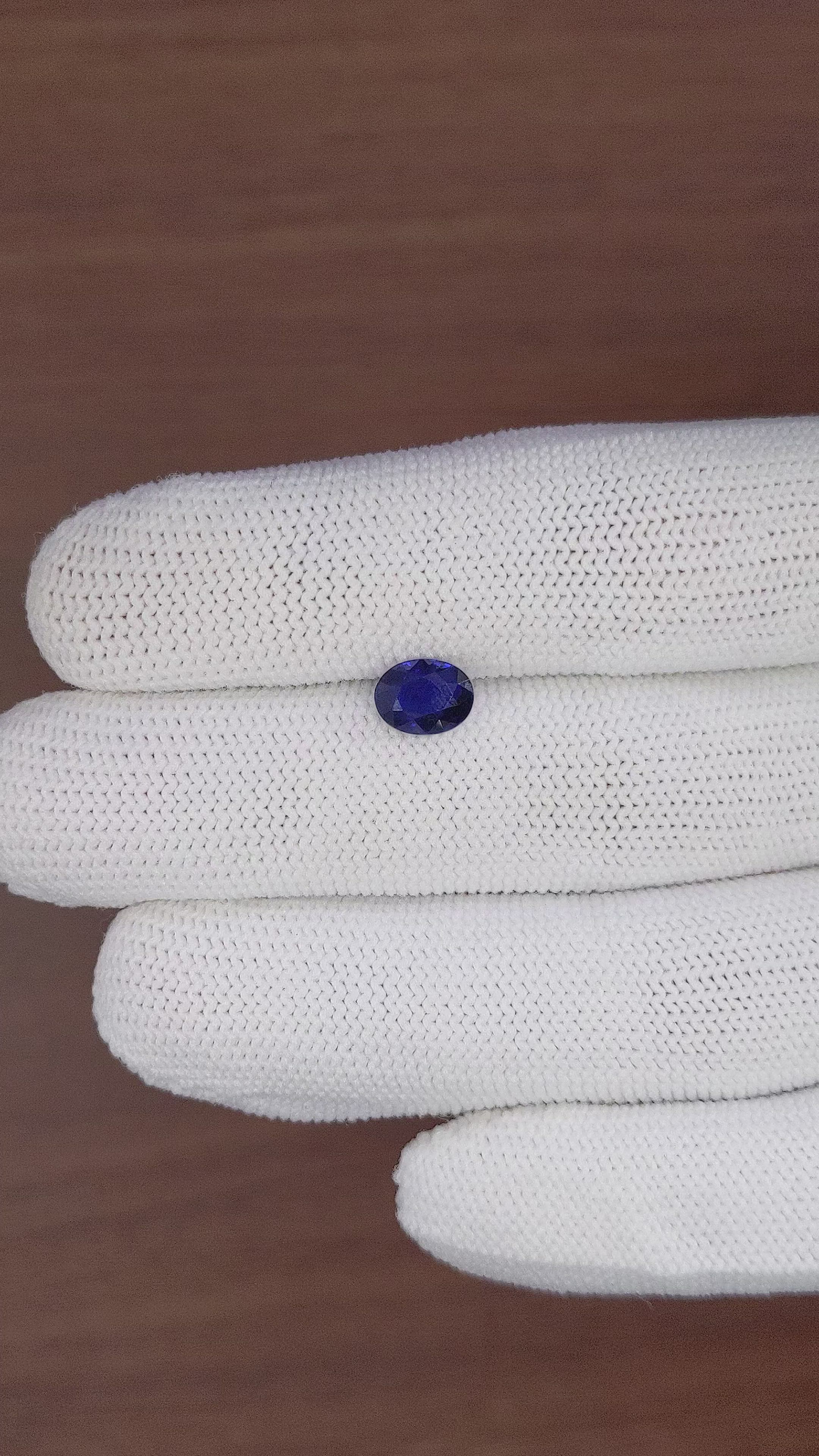 1.51 Ct. Blue Sapphire from Tanzania Size Video