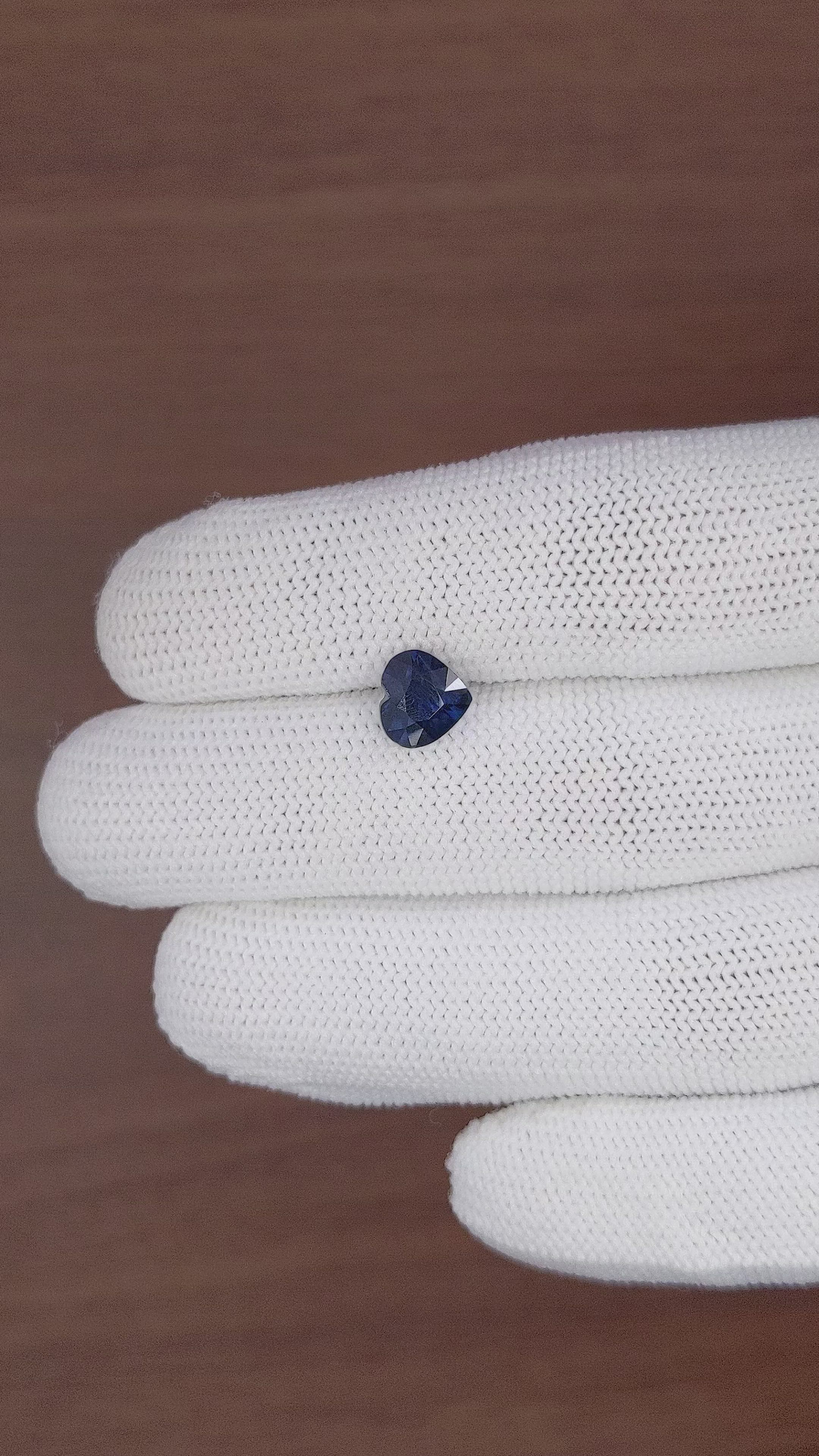 2.56 Ct. Blue Sapphire from Madagascar Size Video