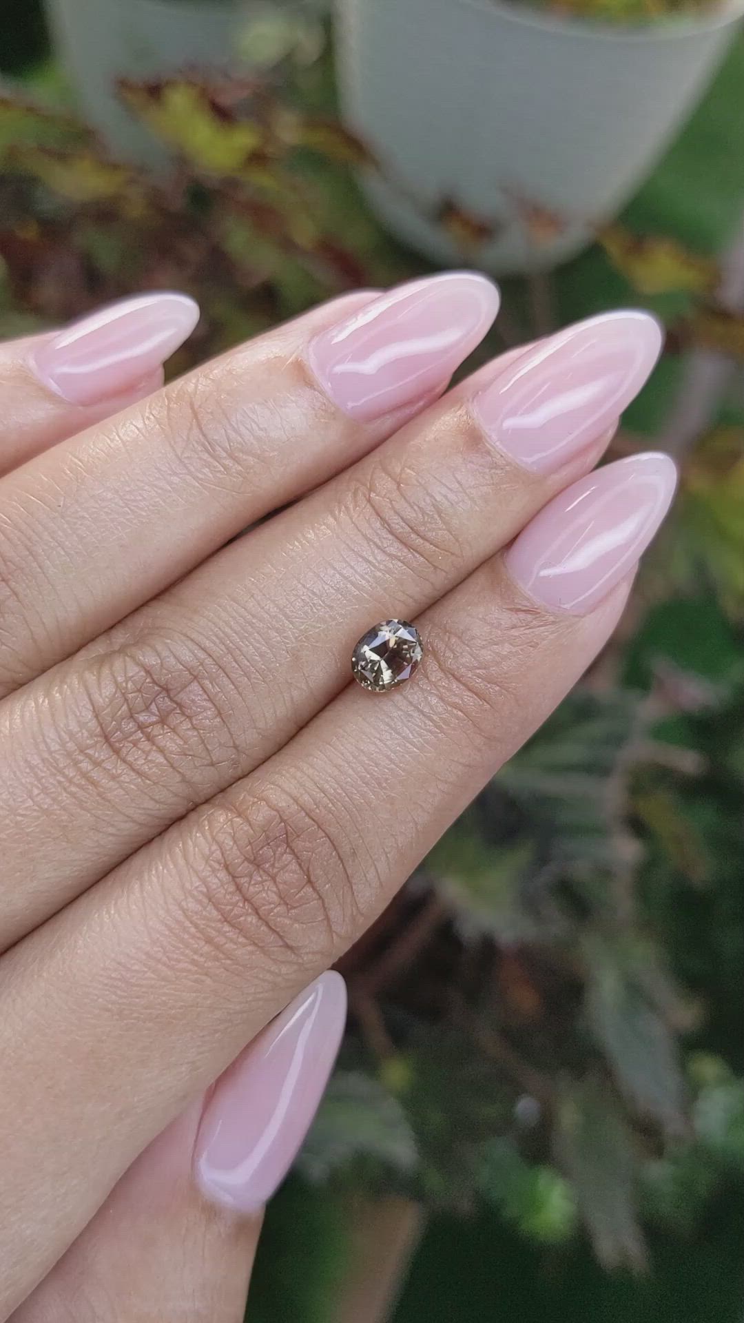 1.23 Ct. Bi Color Sapphire from Ceylon (Sri Lanka) Size Video