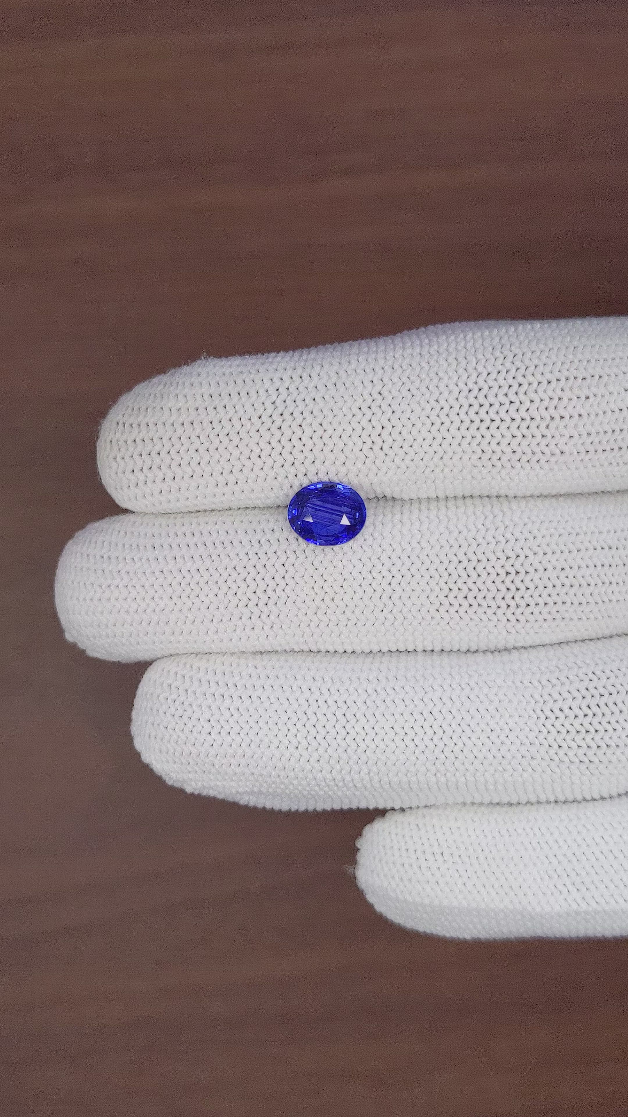2.05 Ct. Blue Sapphire from Tanzania Size Video