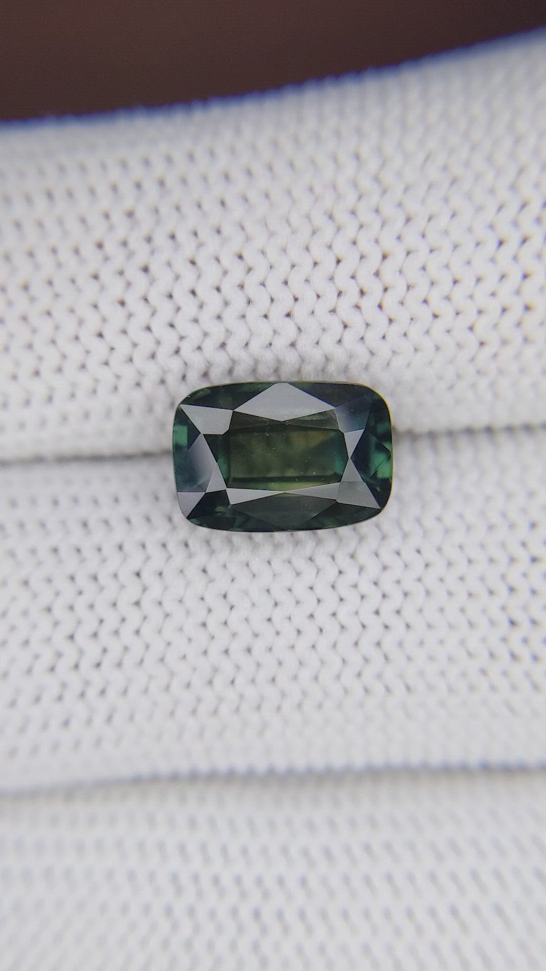 5.15 Ct. Green Sapphire from Tanzania Size Video