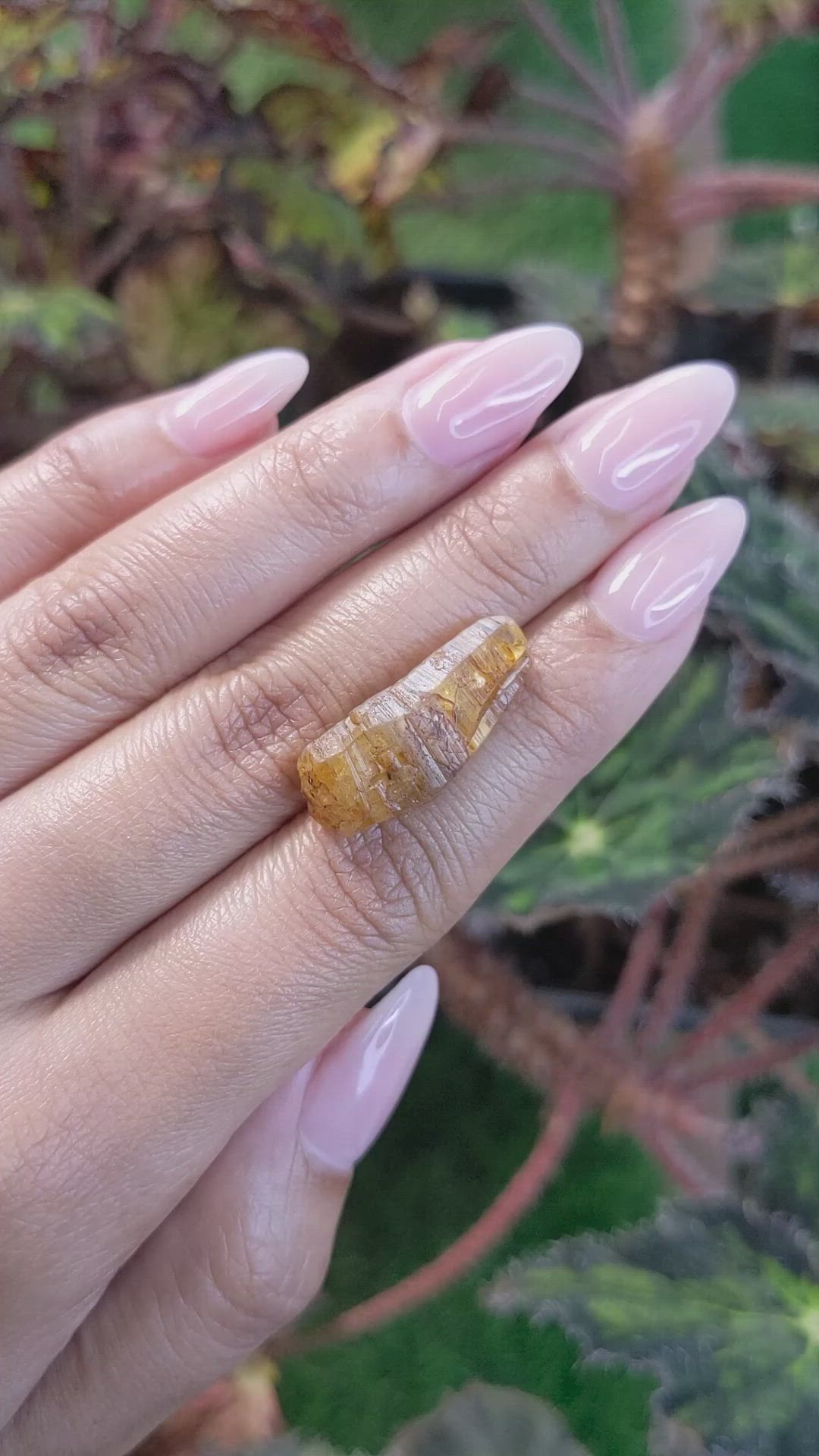 24.02 Ct. Brown Sapphire Crystal from Ceylon (Sri Lanka) Size Video