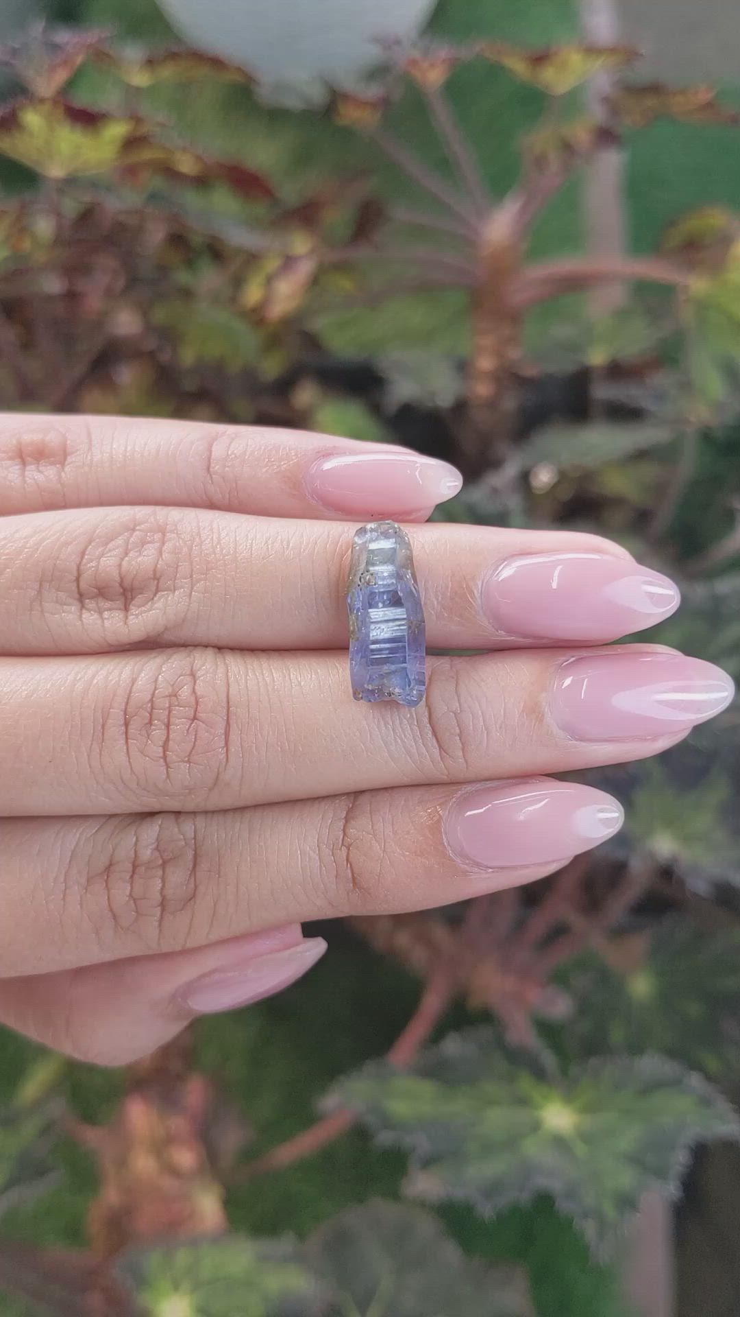 10.00 Ct. Blue Sapphire Crystal from Ceylon (Sri Lanka) Size Video