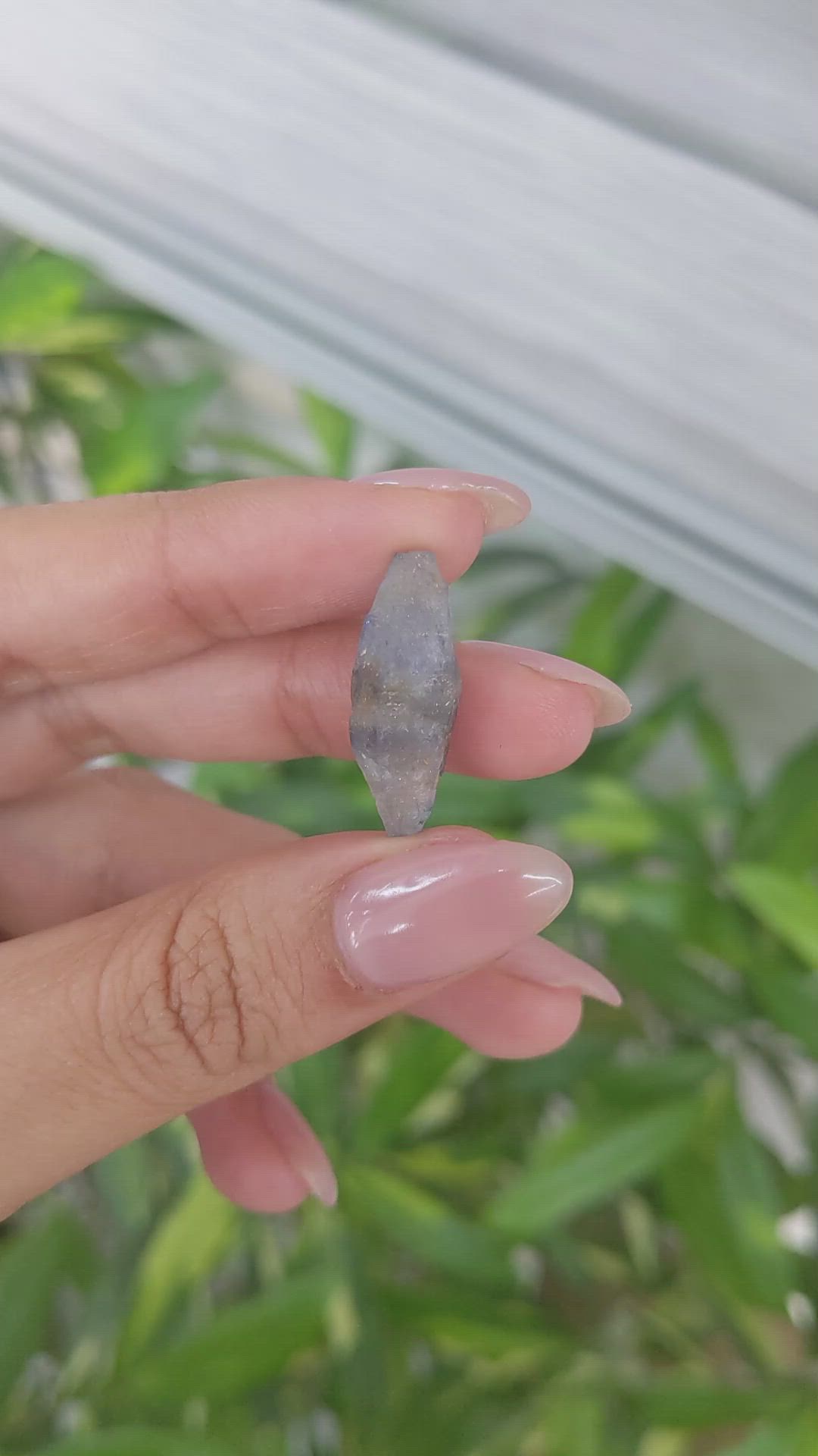 13.16 Ct. Blue Sapphire Crystal from Ceylon (Sri Lanka) Size Video