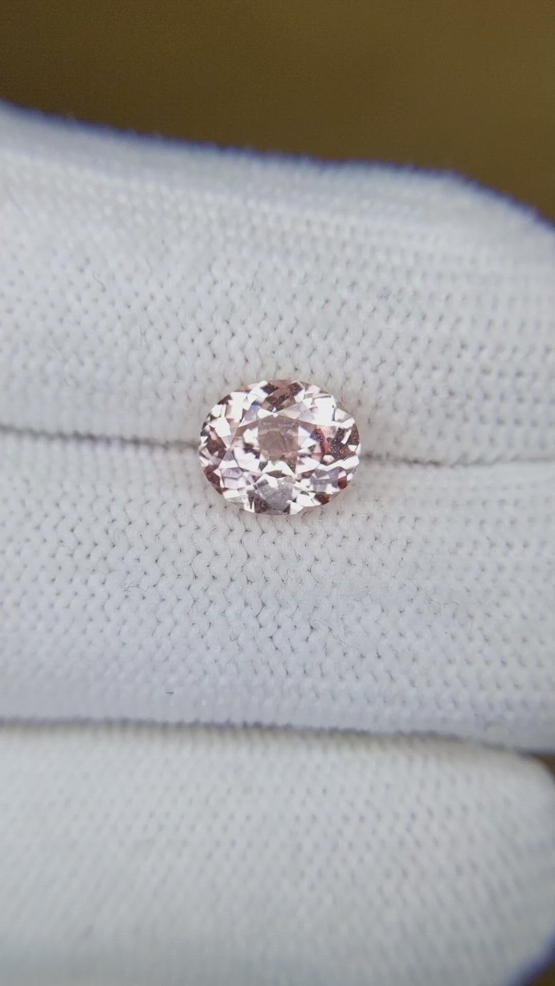 2.06 Ct. Pink Sapphire from Madagascar Size Video