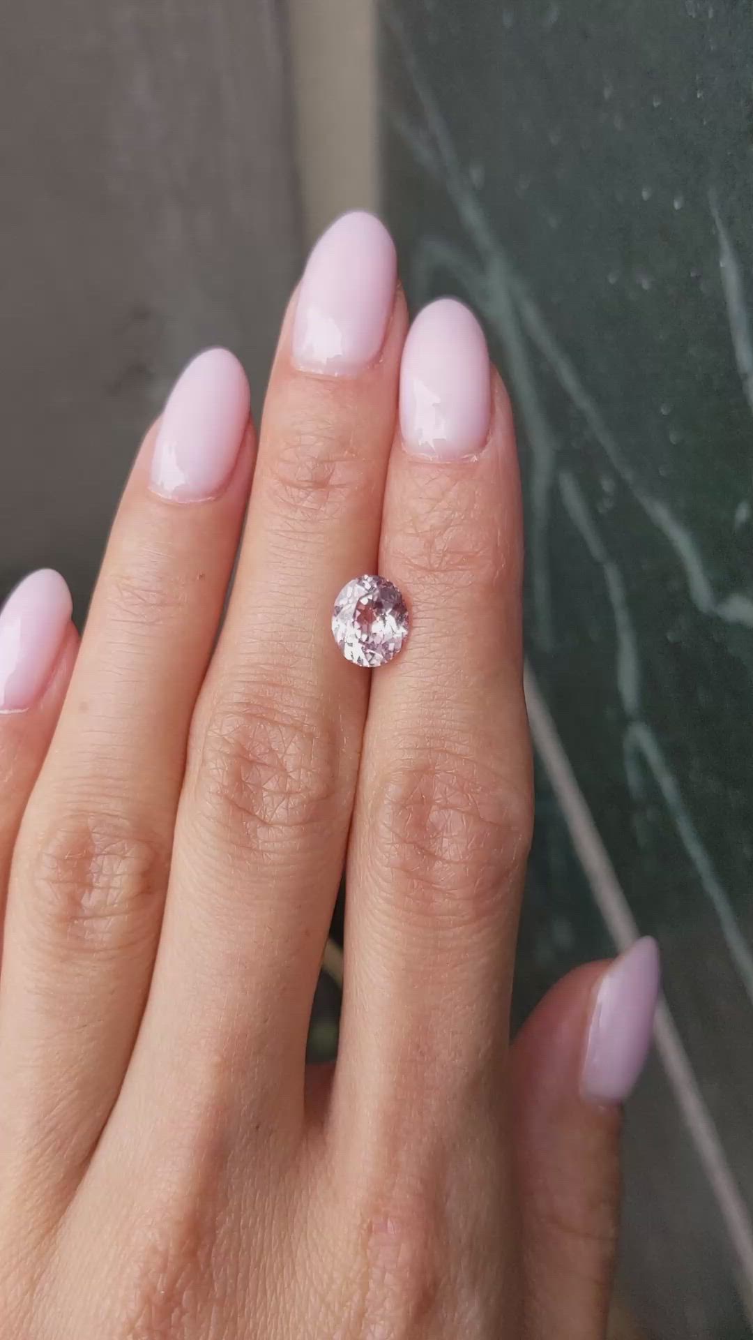 2.06 Ct. Pink Sapphire from Madagascar Size Video