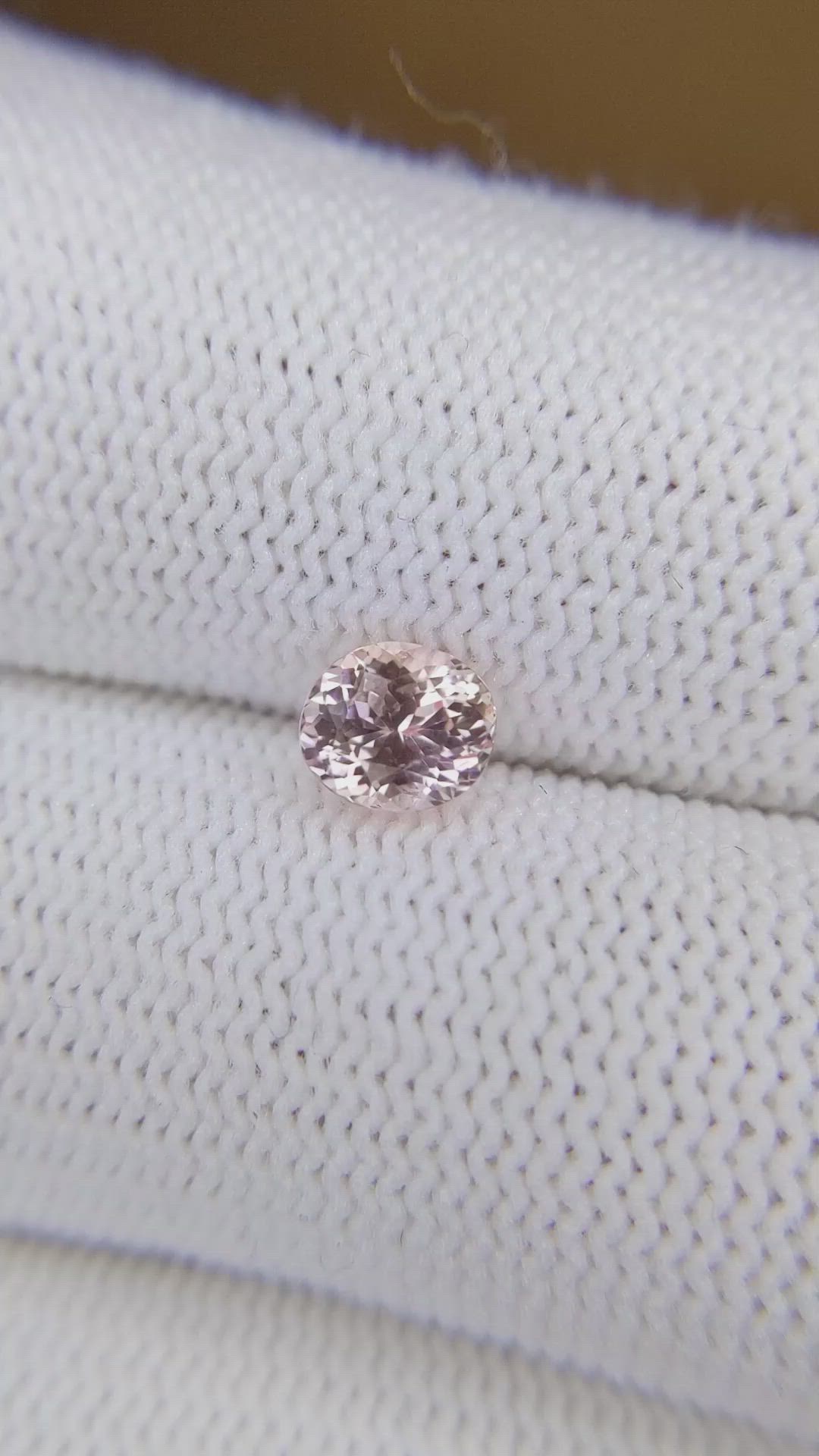 1.10 Ct. Pink Sapphire from Ceylon (Sri Lanka) Size Video