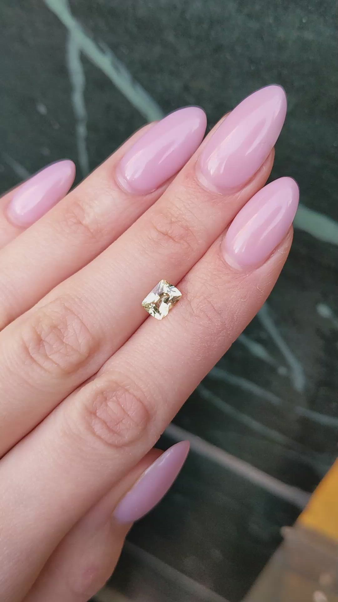 1.18 Ct. Yellow Sapphire from Madagascar Size Video