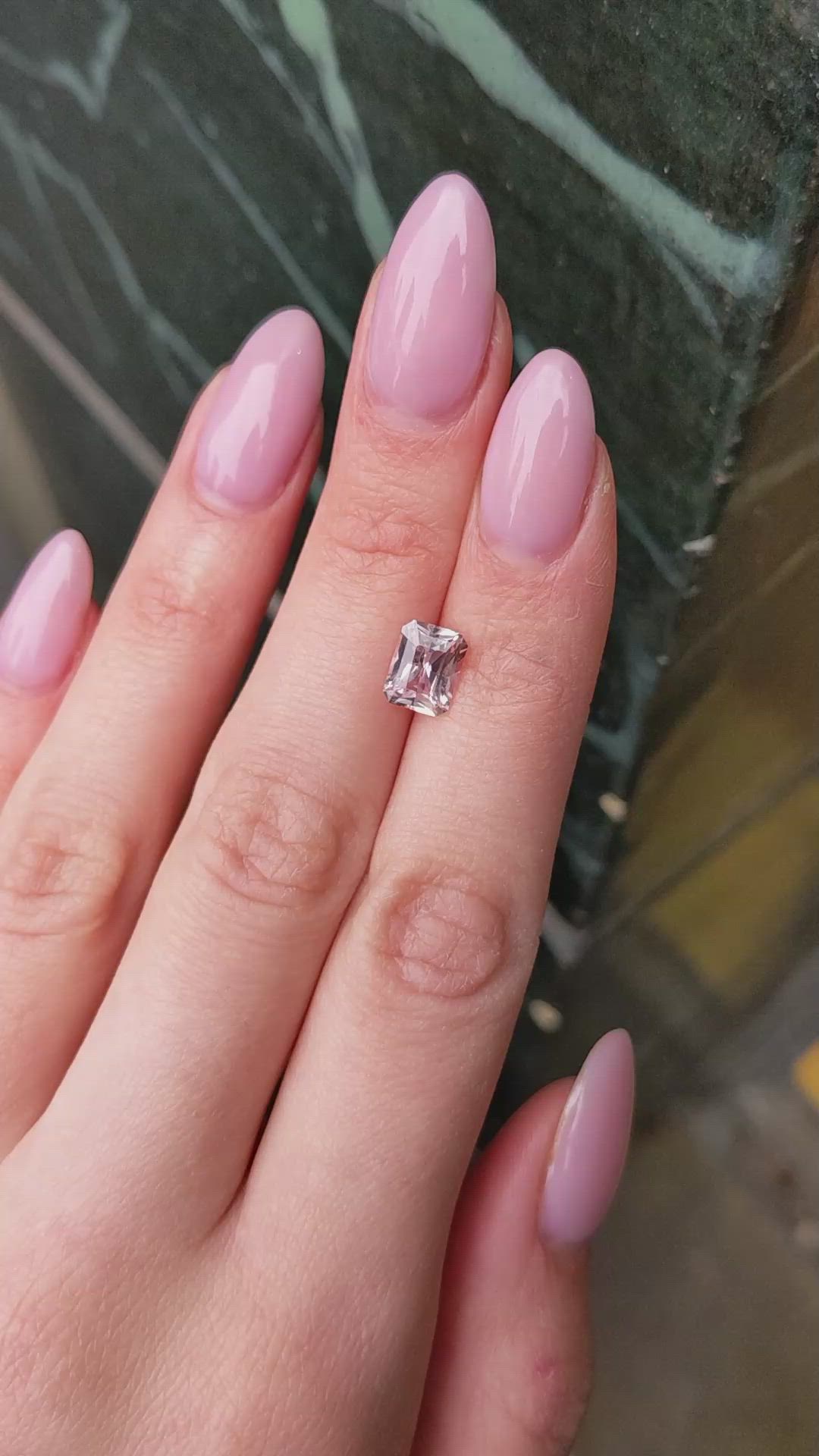 2.36 Ct. Pink Sapphire from Ceylon (Sri Lanka) Size Video