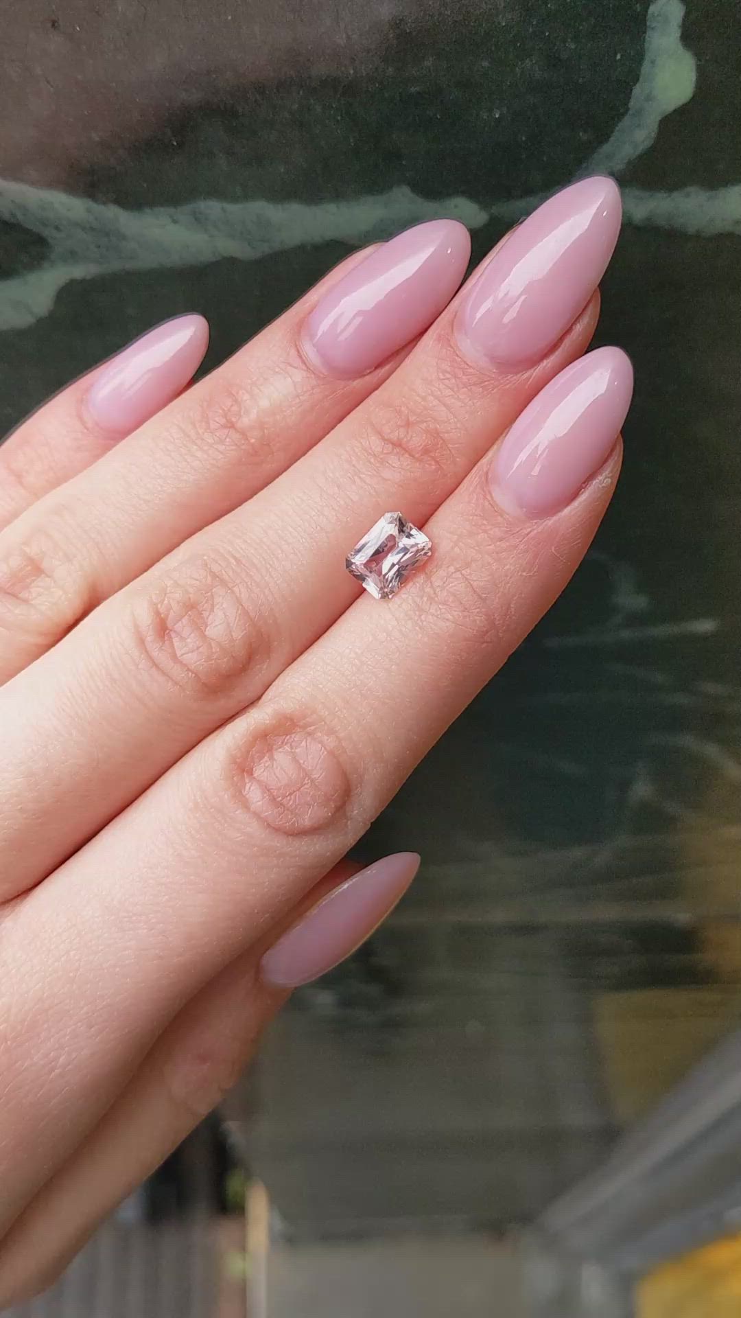 2.36 Ct. Pink Sapphire from Ceylon (Sri Lanka) Size Video